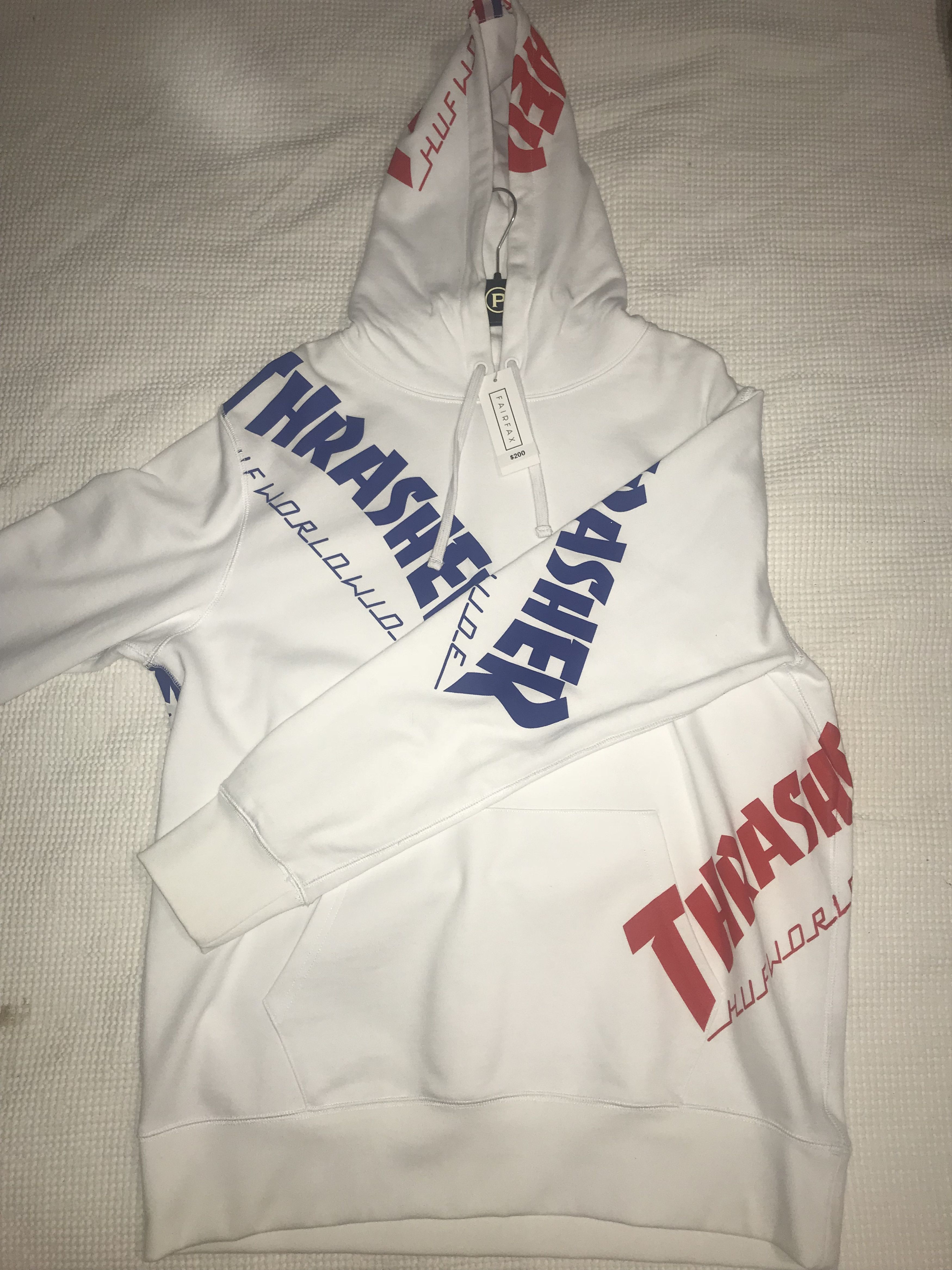 Huf Thrasher Limited Edition Thrasher Hoodie Never Worn Grailed