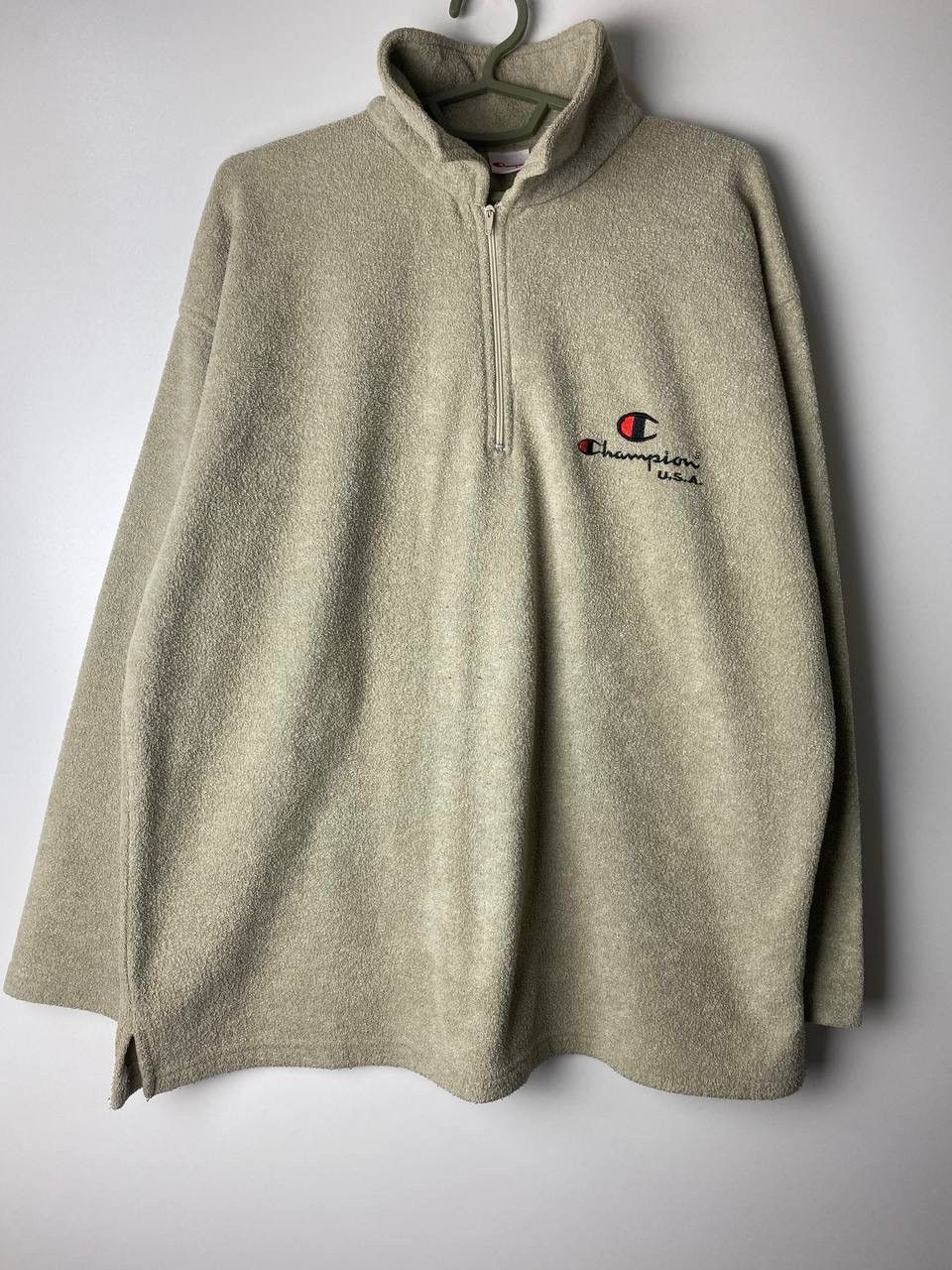 Champion Champion USA 90s vintage fleece 1/4 sweatshirt Size US L / EU 52-54 / 3 - 1 Thumbnail