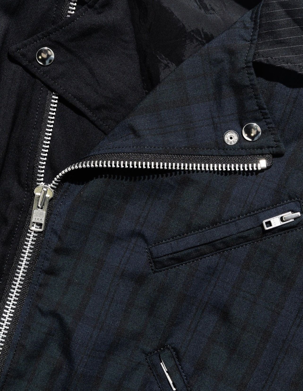 Comme des Garcons Black × Japanese Brand COMME DES GARCONS BLACK Biker jacket Size S / US 4 / IT 40 - 4 Thumbnail