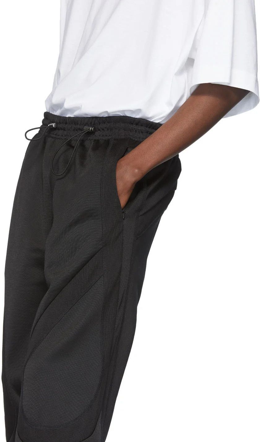 image of Kiko Kostadinov Size M - Ss20 Tulcea Lasso Knee Trousers in Black, Men's