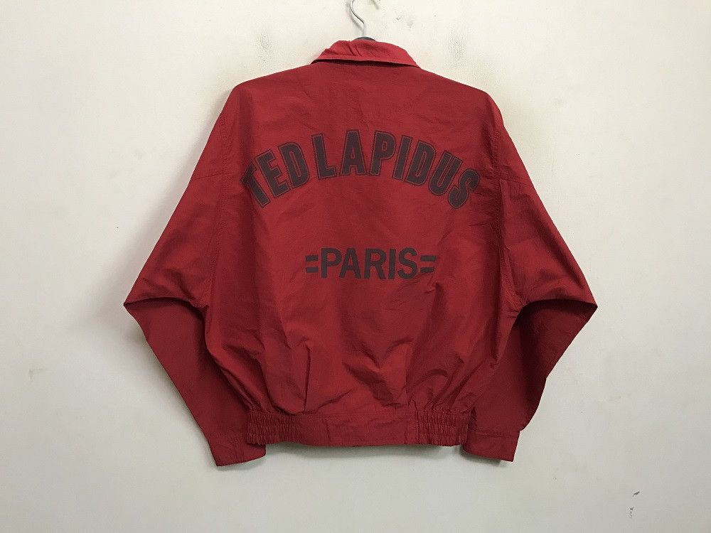 TED LAPIDUS Vintage Ted Lapidus Paris Spell Out Lightweight Baggy Size US L / EU 52-54 / 3 - 1 Thumbnail