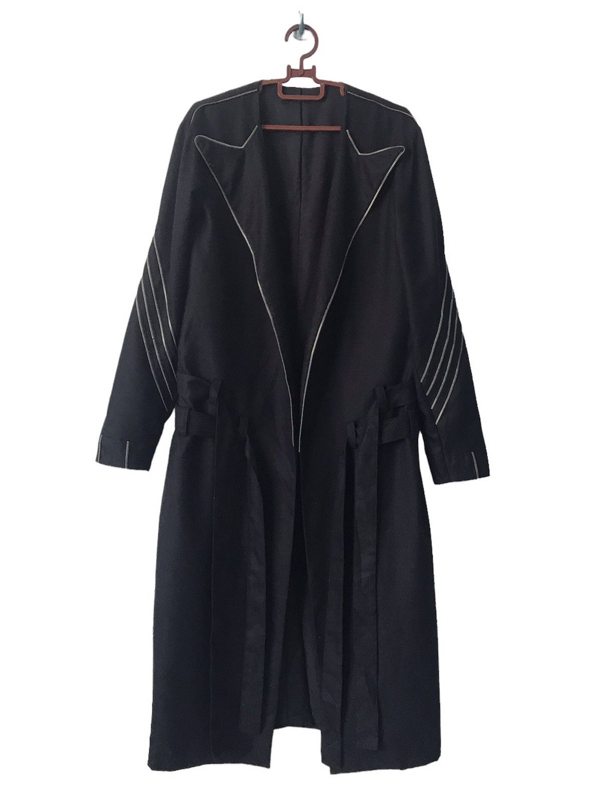 Other 💥Rare Goth Punk Bondage Belt Long Coat Jacket Zip Railing Size US L / EU 52-54 / 3 - 3 Thumbnail
