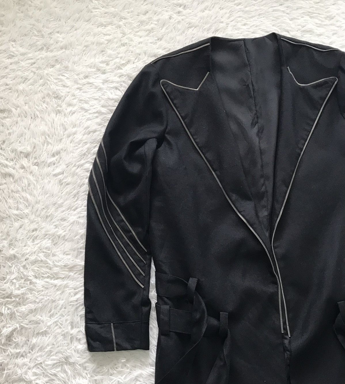 Other 💥Rare Goth Punk Bondage Belt Long Coat Jacket Zip Railing Size US L / EU 52-54 / 3 - 12 Thumbnail