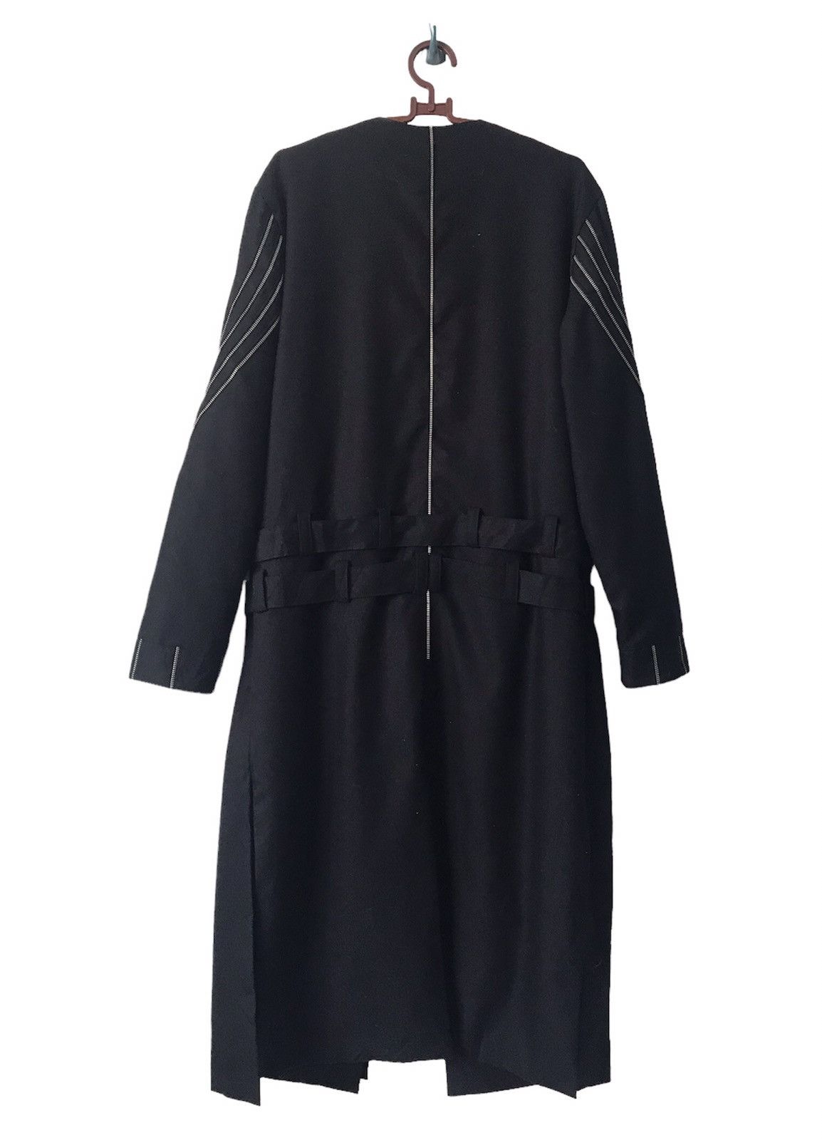 Other 💥Rare Goth Punk Bondage Belt Long Coat Jacket Zip Railing Size US L / EU 52-54 / 3 - 4 Thumbnail