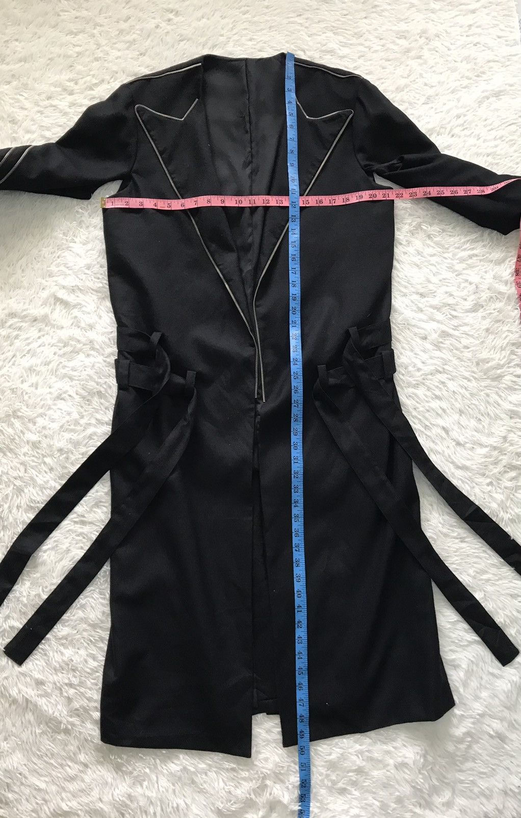 Other 💥Rare Goth Punk Bondage Belt Long Coat Jacket Zip Railing Size US L / EU 52-54 / 3 - 20 Thumbnail