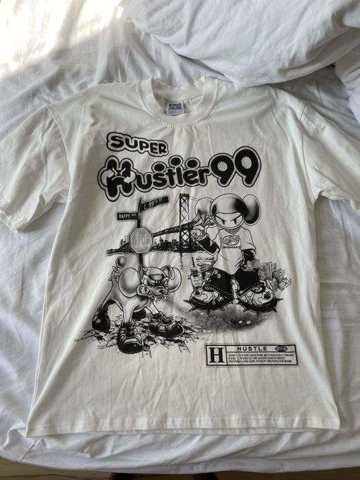 Happy99 Happy 99 Rhinestone Hustler Tee | Grailed