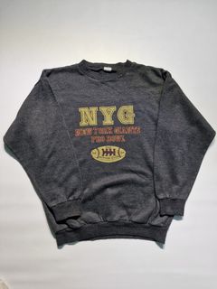 New York Giants Mens Sweater Extra Large Gray Hoodie Super Bowl Champions  XLVI