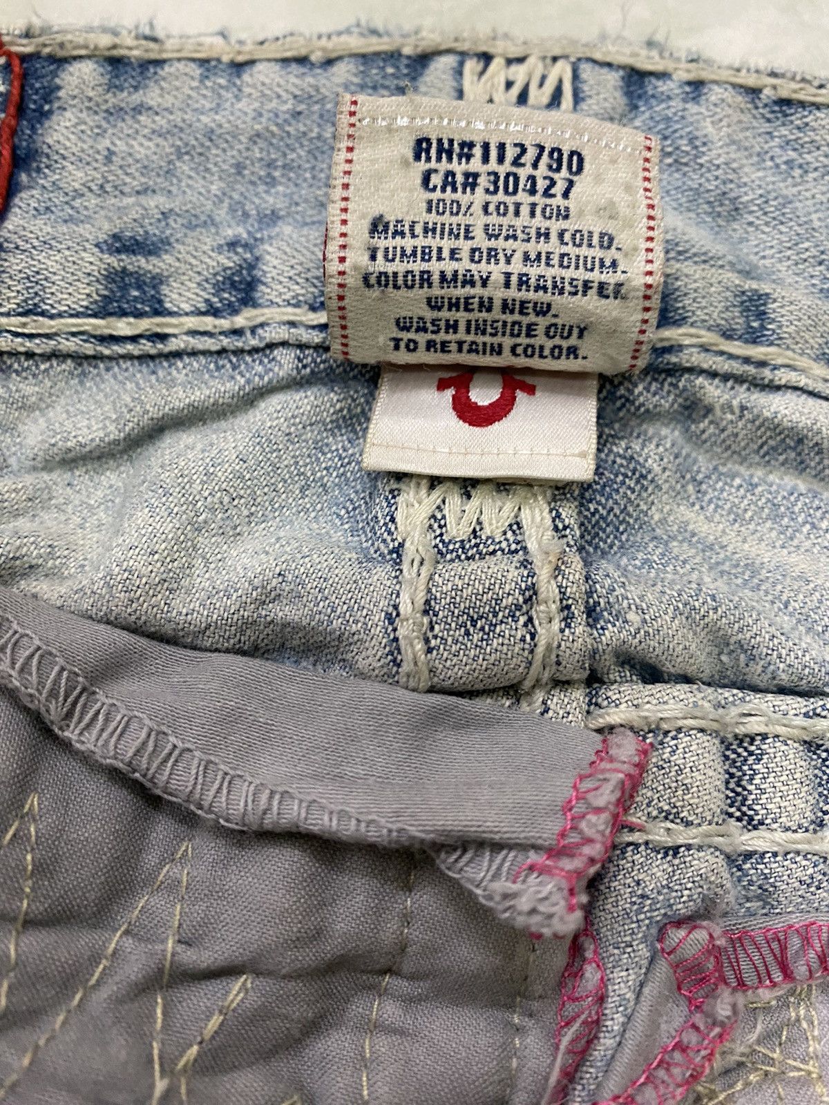 True Religion × Vintage Vintage True Religion Reworked Distressed Denim Size US 36 / EU 52 - 8 Thumbnail