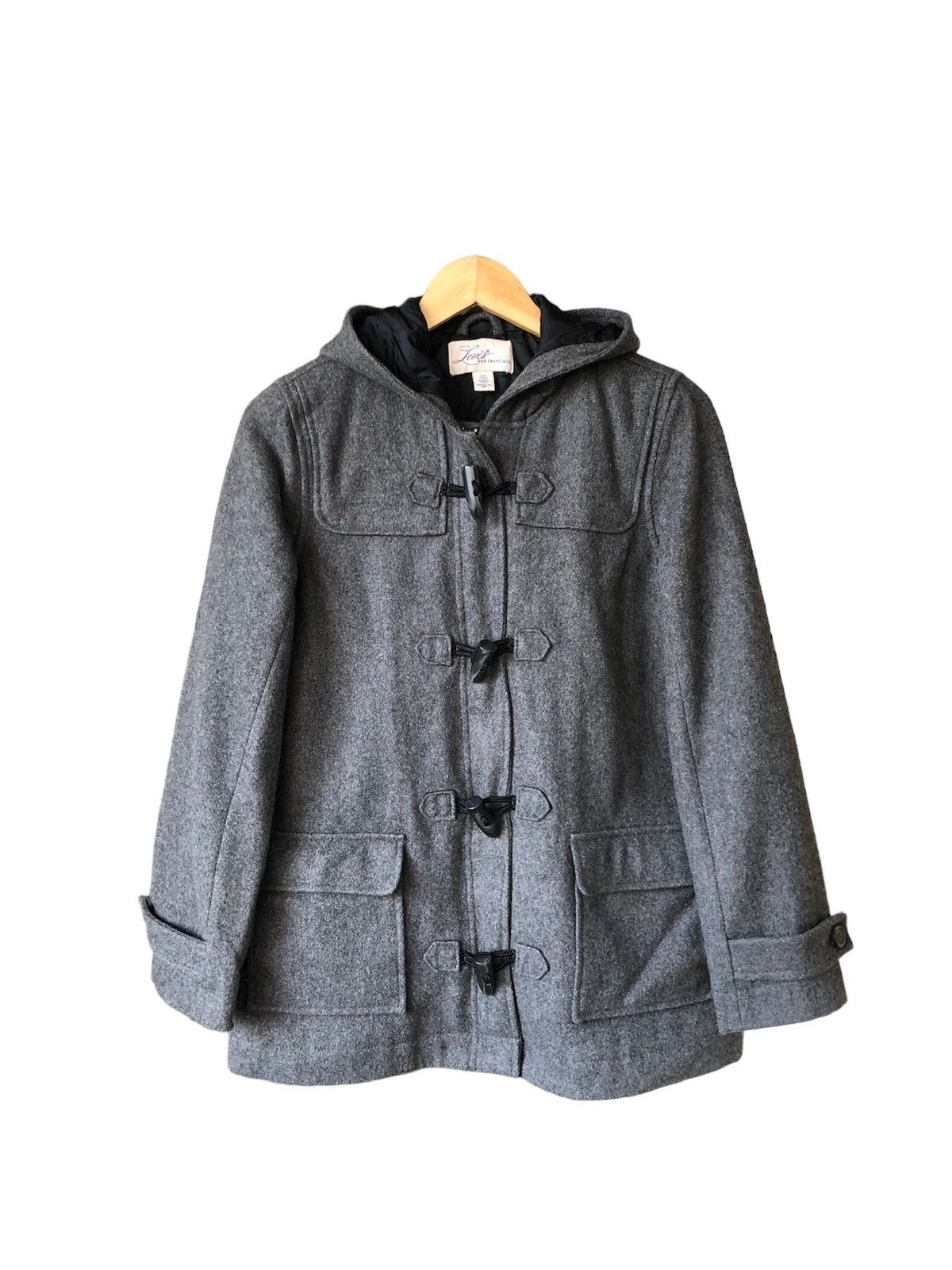 Vintage Levis San Francisco Wool Duffer Coat