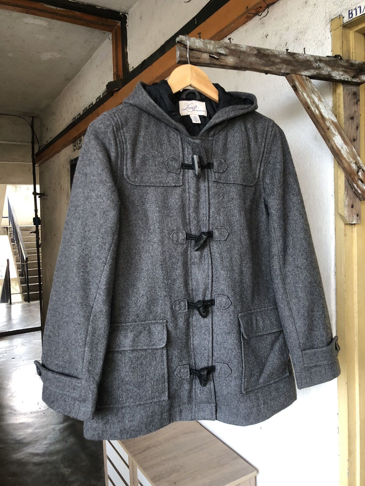 Levi's Vintage Levis San Francisco Wool Duffer Coat Size US S / EU 44-46 / 1 - 10 Thumbnail
