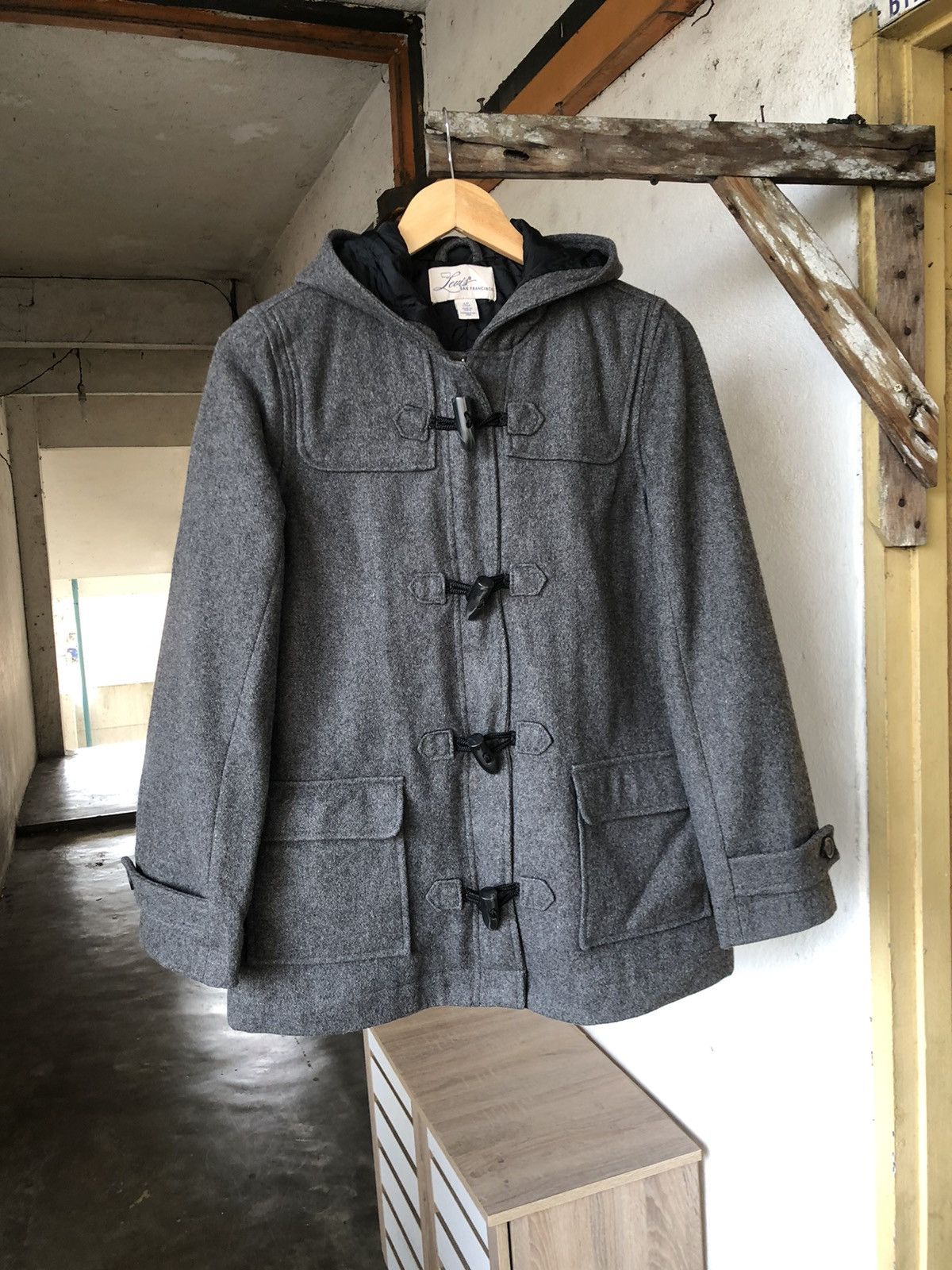 Levi's Vintage Levis San Francisco Wool Duffer Coat Size US S / EU 44-46 / 1 - 8 Thumbnail