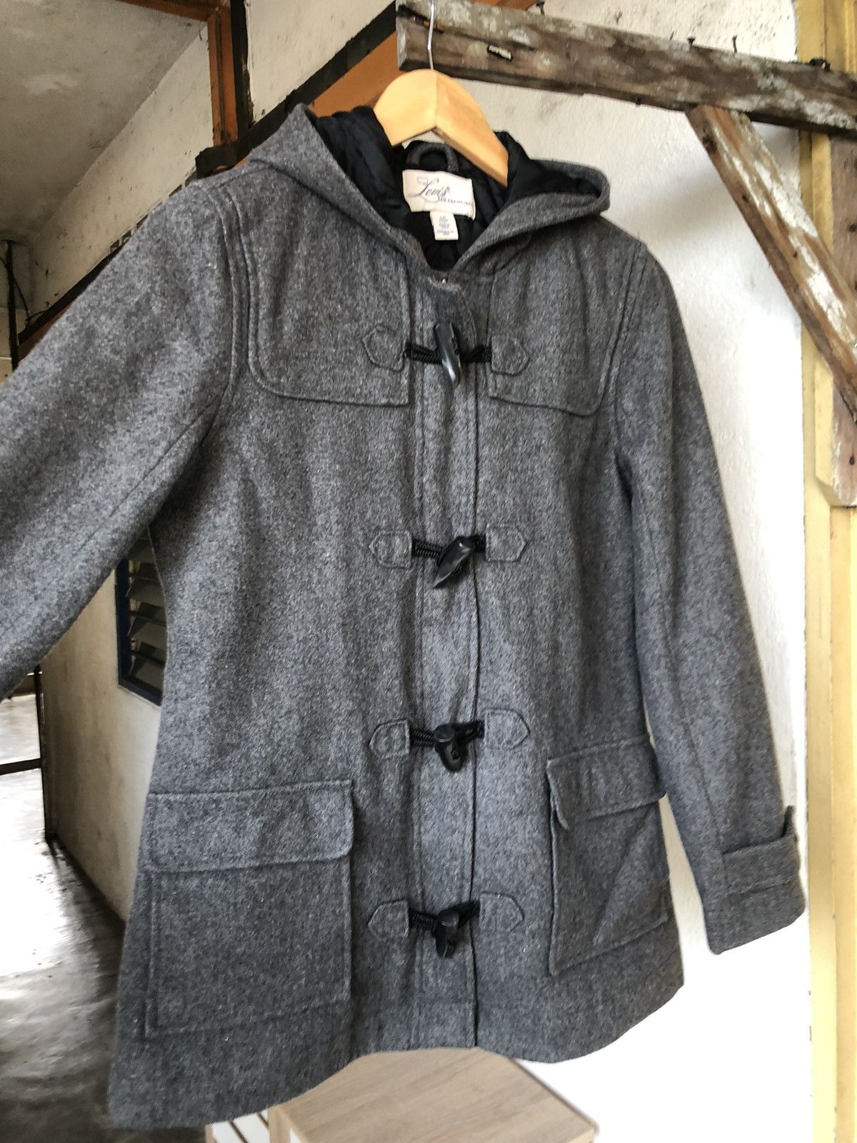 Levi's Vintage Levis San Francisco Wool Duffer Coat Size US S / EU 44-46 / 1 - 12 Thumbnail
