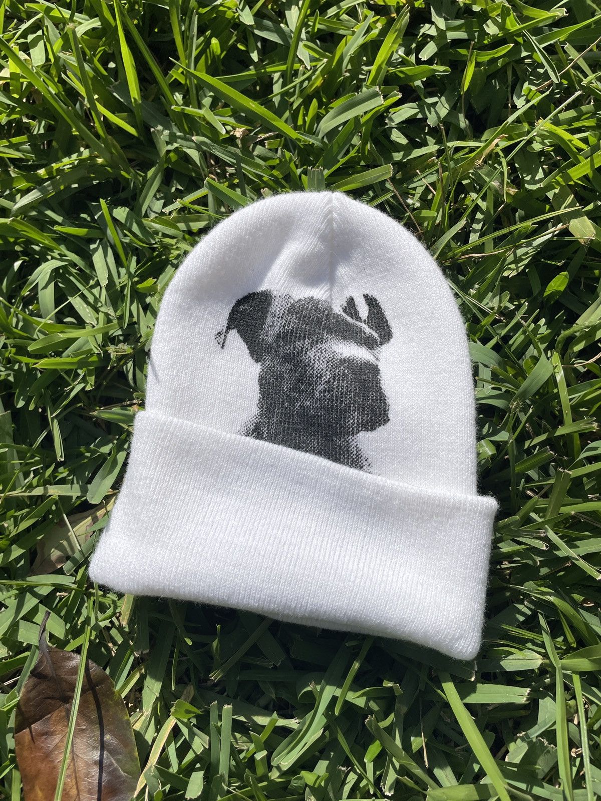 Vintage Pit-bull Graphic Beanie Size ONE SIZE - 3 Thumbnail