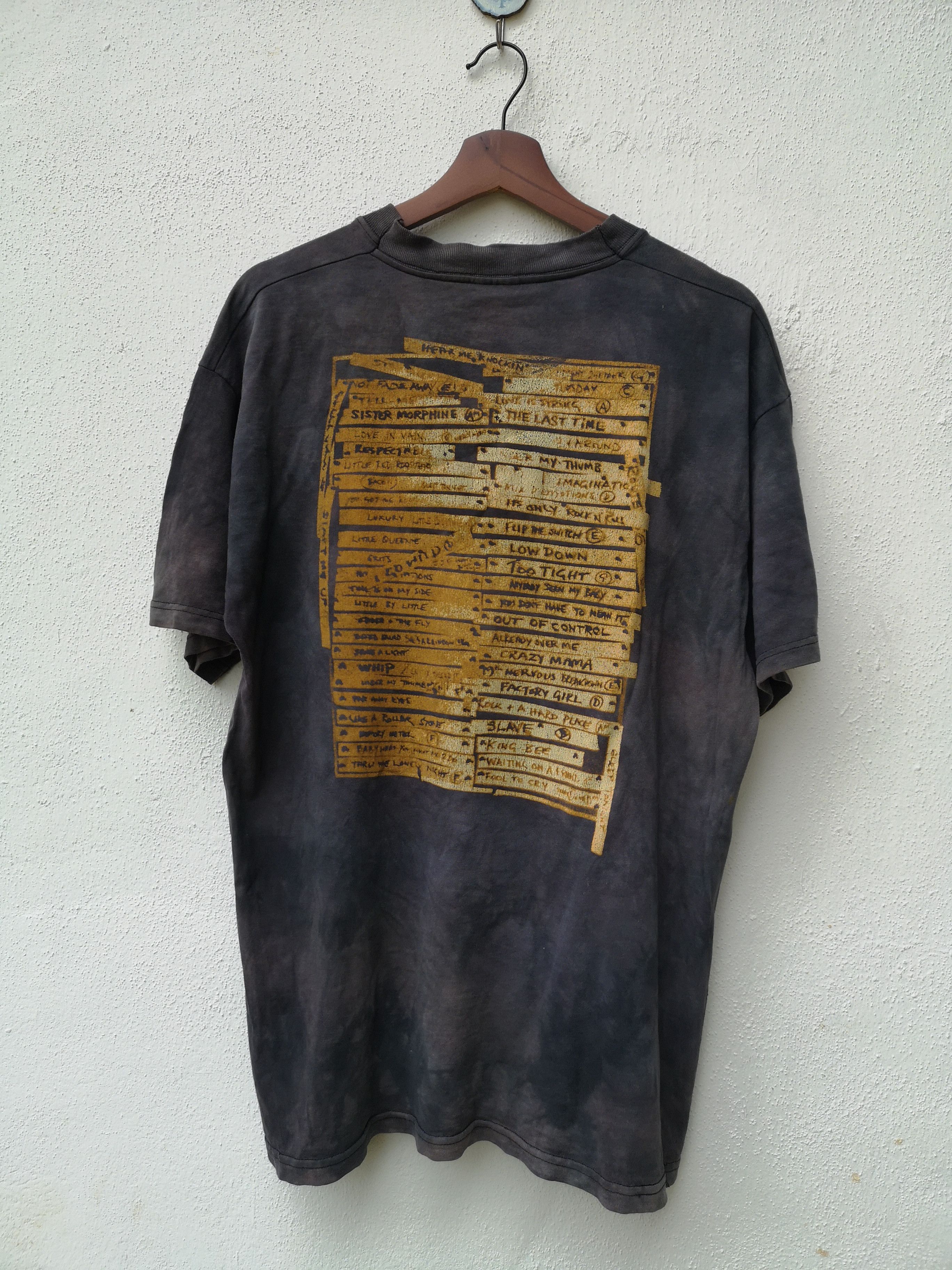 Band Tees Vintage Rolling Stone 90s Tie die Size US L / EU 52-54 / 3 - 2 Thumbnail