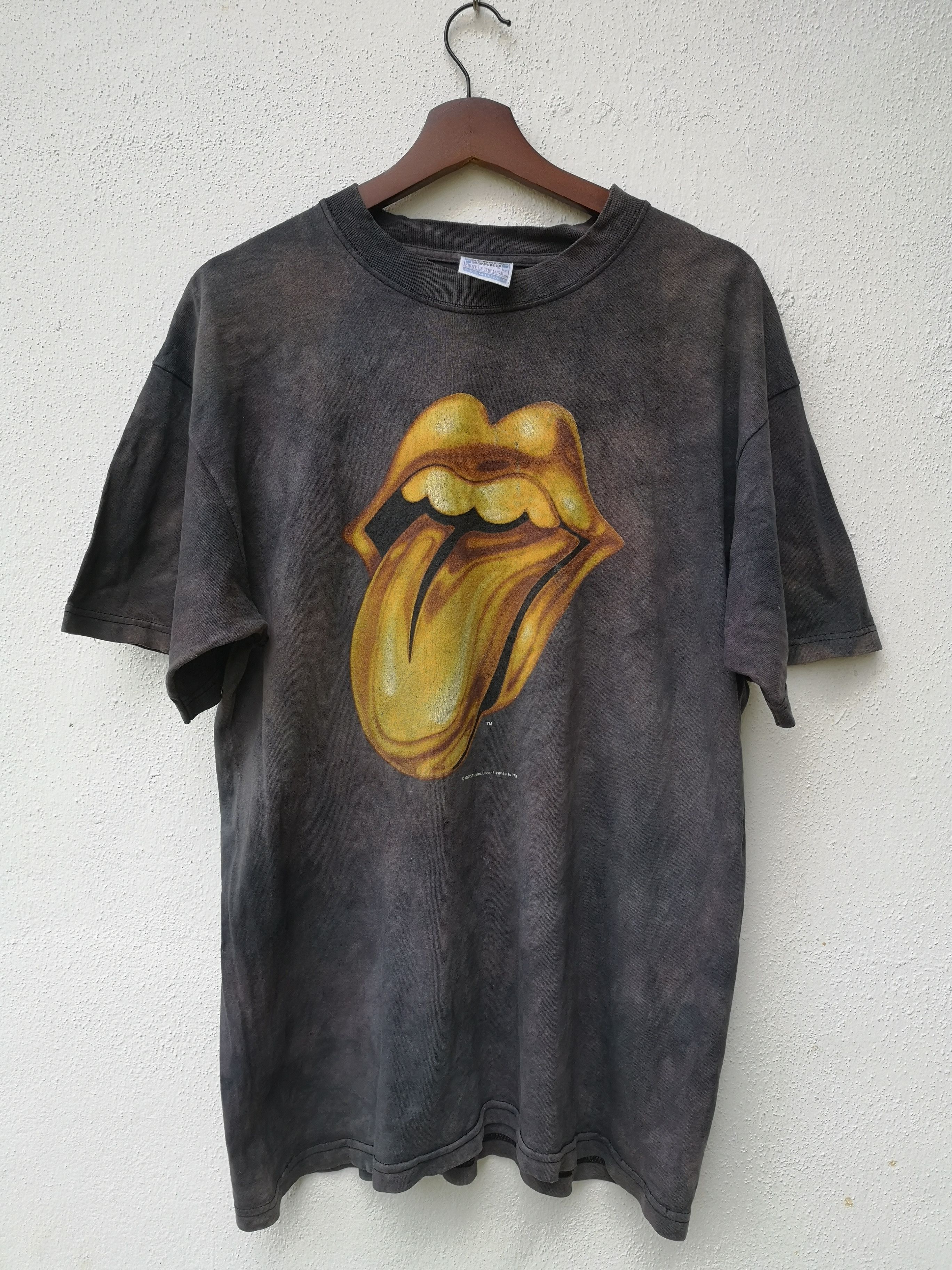 Band Tees Vintage Rolling Stone 90s Tie die Size US L / EU 52-54 / 3 - 1 Thumbnail