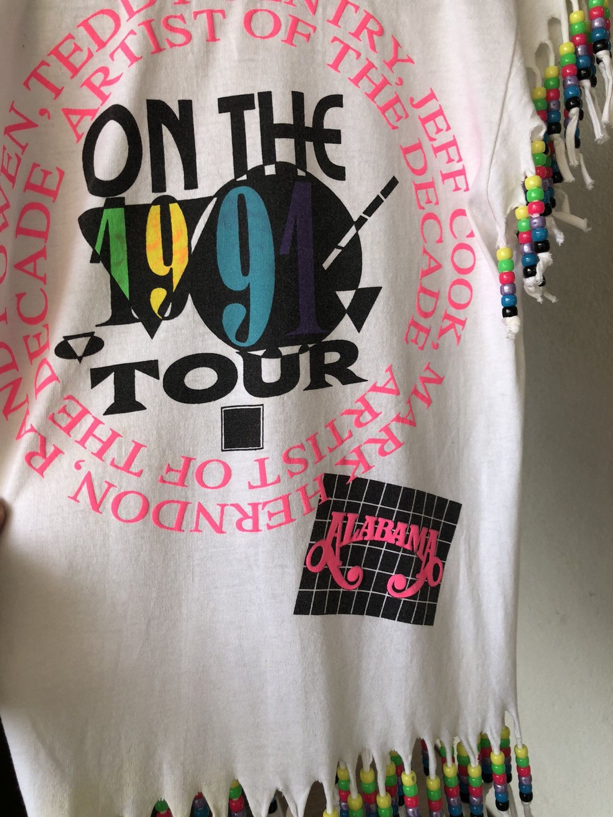 Band Tees Rare❗️Vintage 90s Alabama Band Tour Tshirt Size S / US 4 / IT 40 - 18 Thumbnail