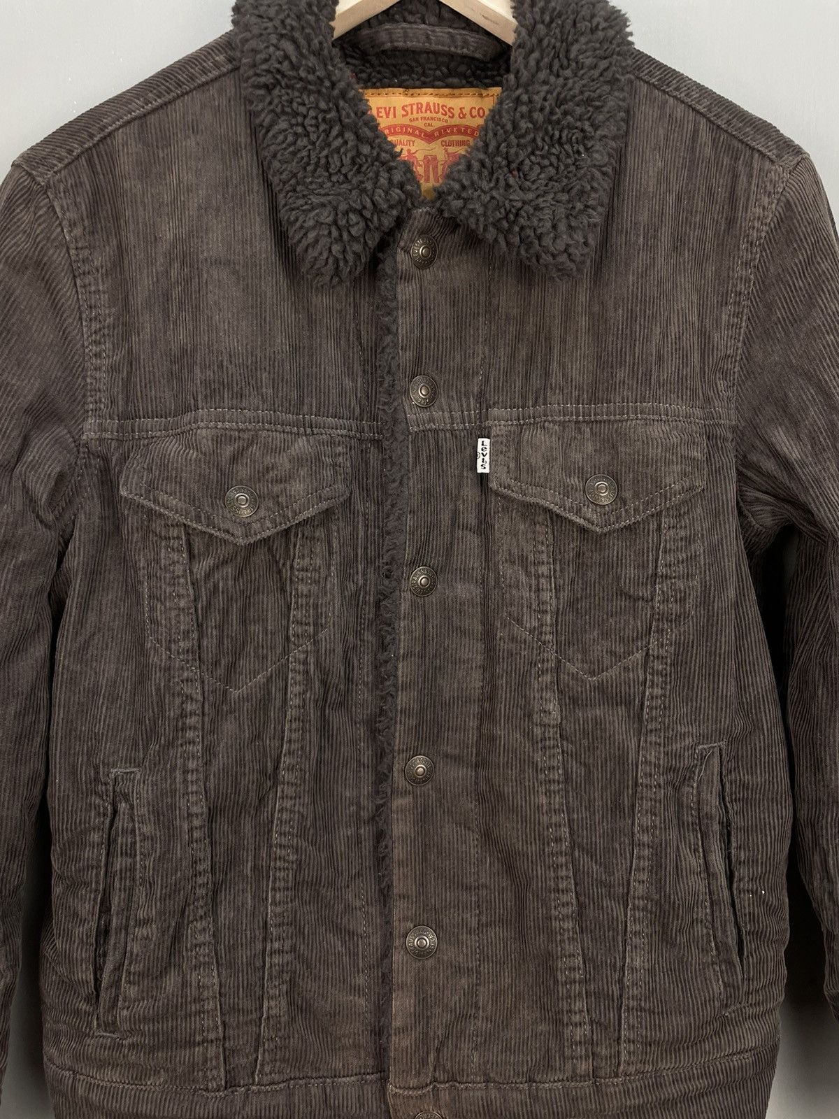 Levi's Levi’s sherpa corduroy jacket Size US XS / EU 42 / 0 - 3 Thumbnail