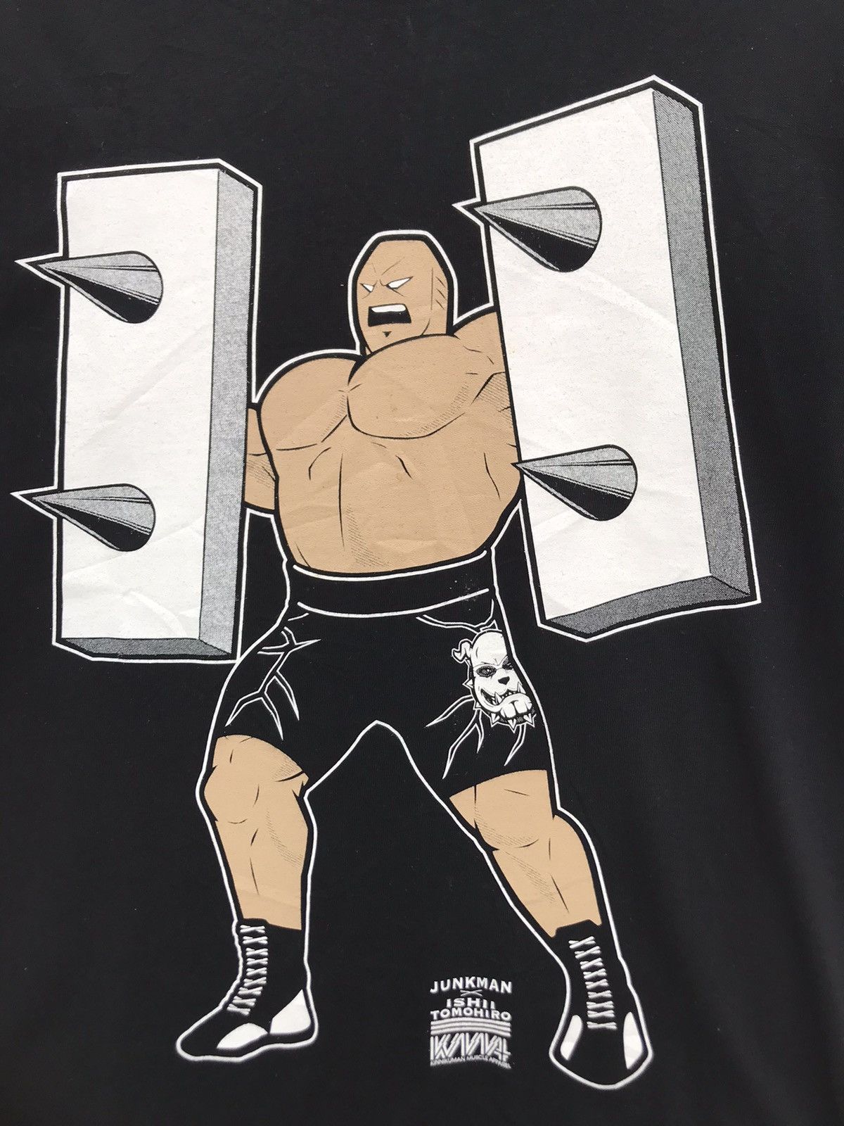 Anime Kinnikuman Junkman X Japanese Pro Wrestling Tees Size US L / EU 52-54 / 3 - 3 Thumbnail