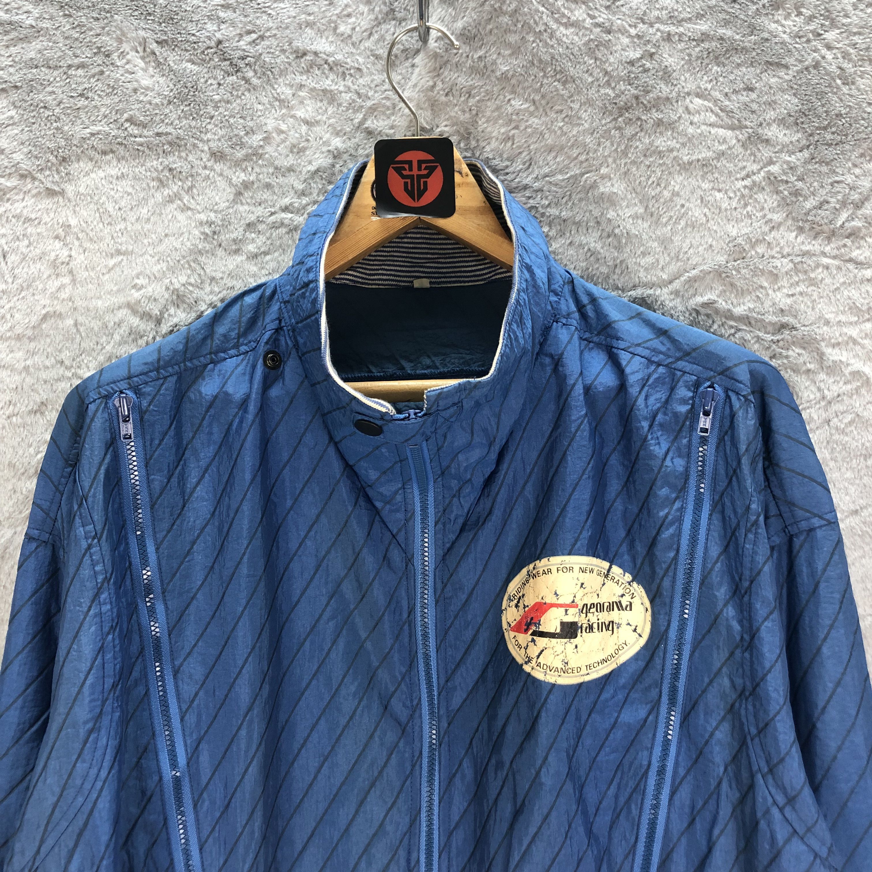 Yamaha VINTAGE GEORAMA RACING SPORTS YAMAHA JACKET #6510-70 Size US M / EU 48-50 / 2 - 4 Thumbnail