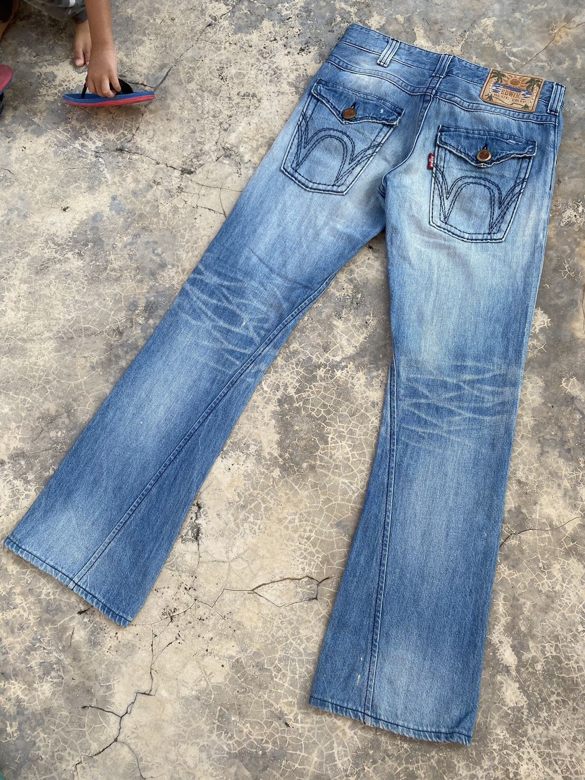 Edwin Vintage Edwin Blue Trip Flare Jeans – Made in Japan Size US 34 / EU 50 - 2 Thumbnail