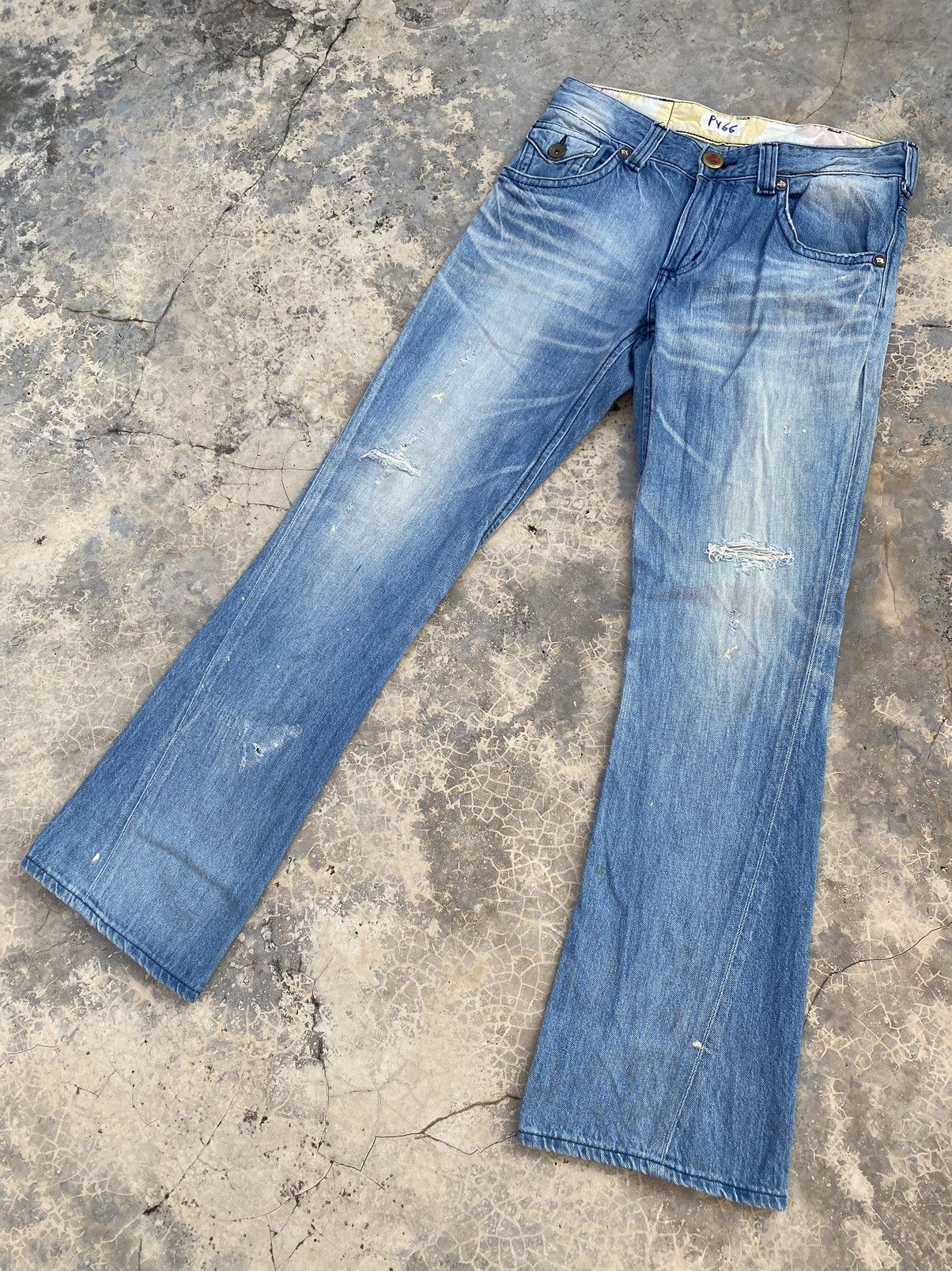 Edwin Vintage Edwin Blue Trip Flare Jeans – Made in Japan Size US 34 / EU 50 - 1 Thumbnail