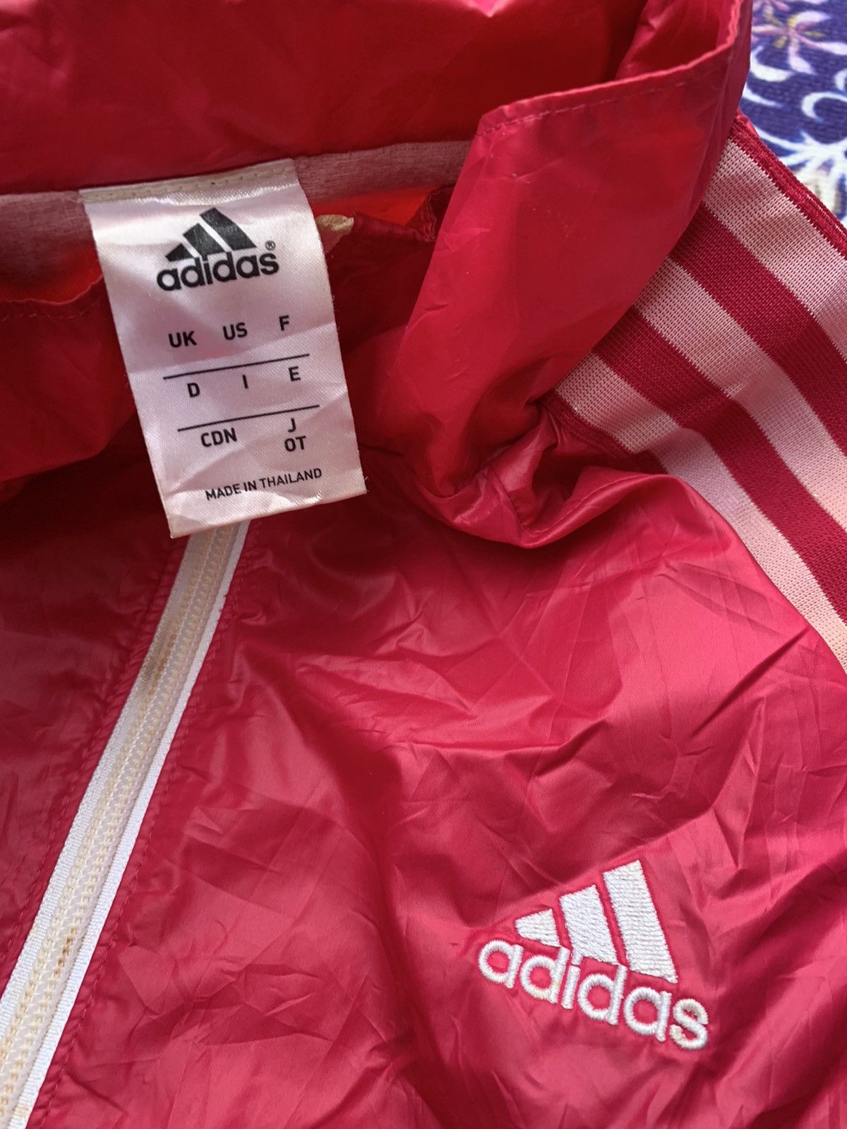 Adidas Adidas Side Tape Light Jacket Size US L / EU 52-54 / 3 - 4 Thumbnail