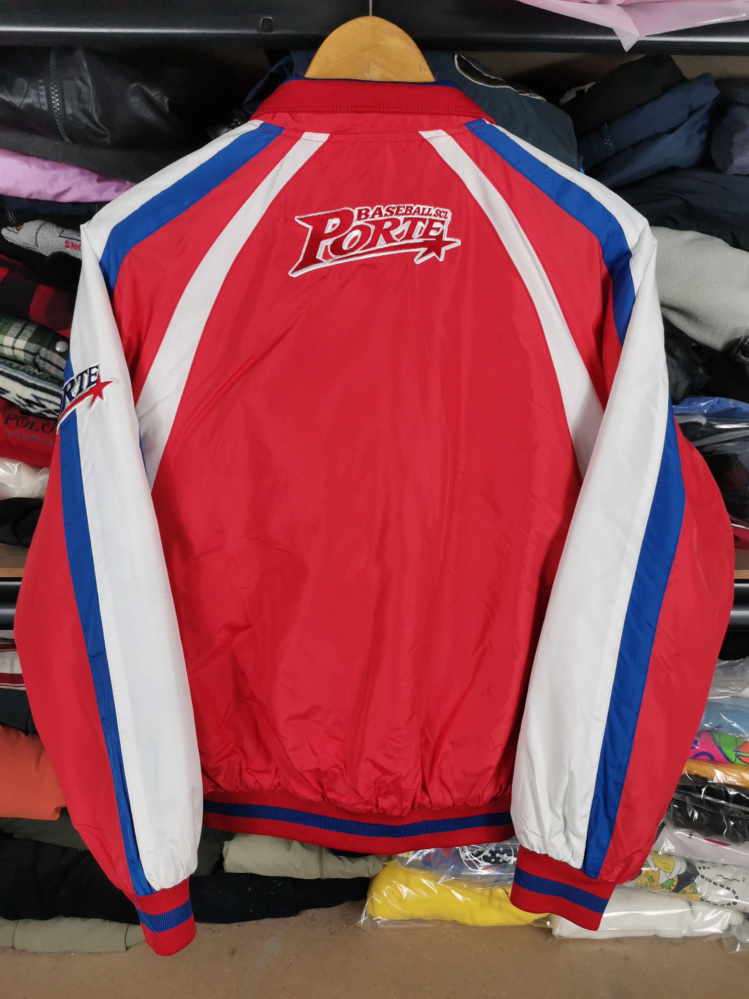 MLB Vintage 90s Mlb Baseball Scl Porte Varsity Jacket Size US S / EU 44-46 / 1 - 5 Thumbnail
