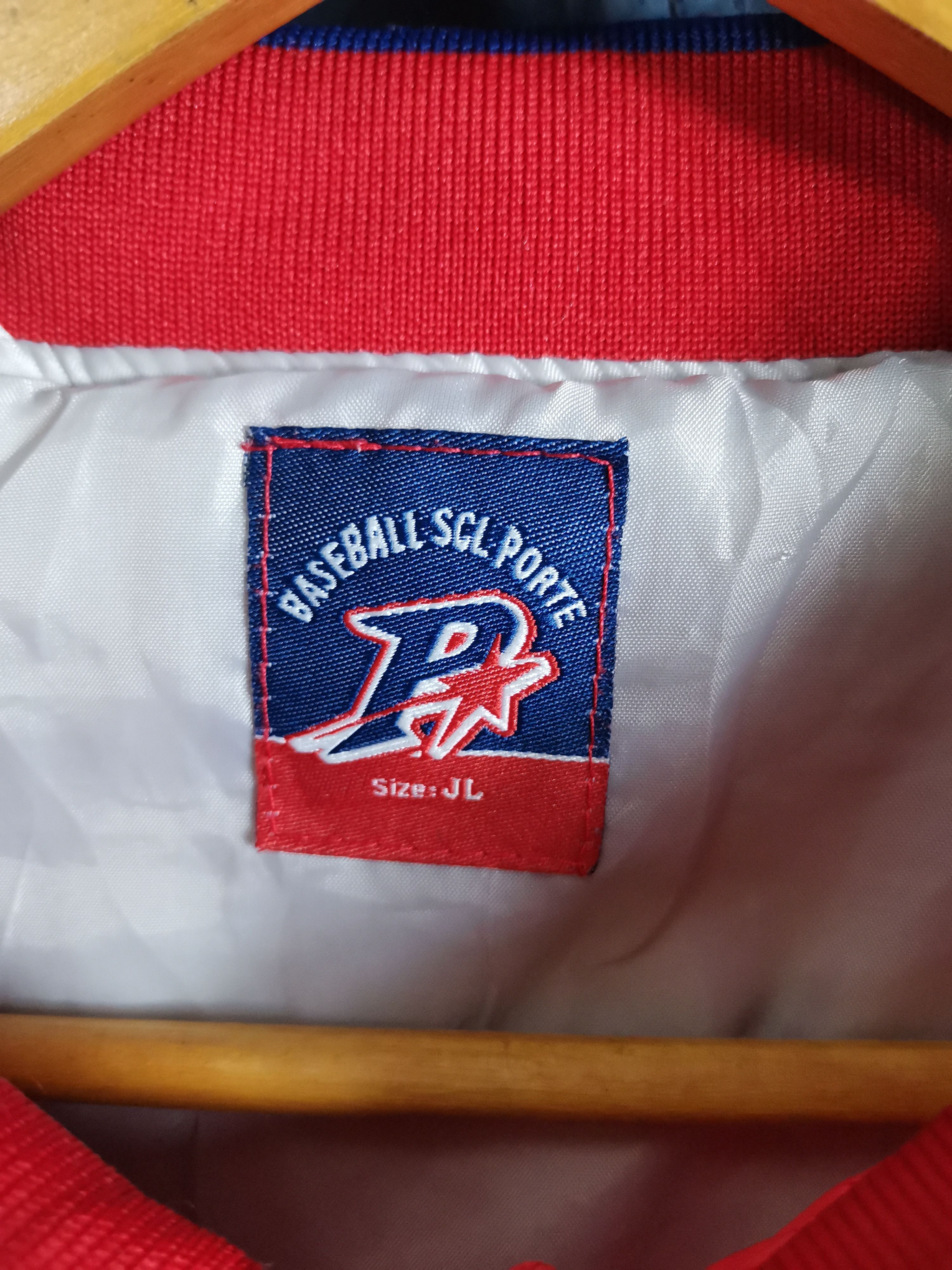 MLB Vintage 90s Mlb Baseball Scl Porte Varsity Jacket Size US S / EU 44-46 / 1 - 8 Thumbnail