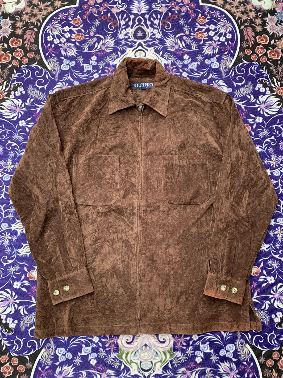 Designer × Japanese Brand Recipro Suede Casual Jacket Size US M / EU 48-50 / 2 - 1 Thumbnail
