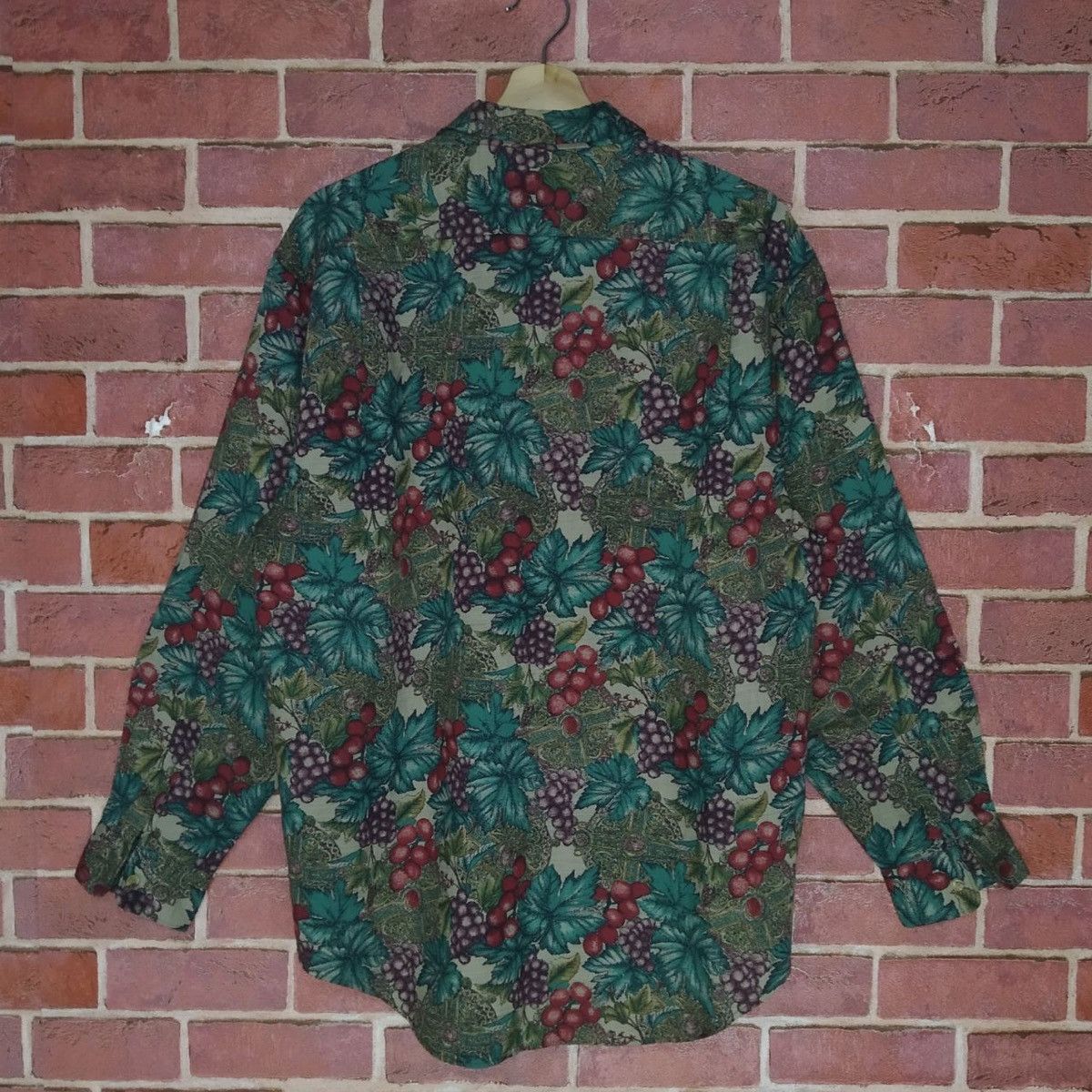 Flannel Rare!! Native Flower Cute Flannel Shadow Man Shirt Size US L / EU 52-54 / 3 - 2 Thumbnail