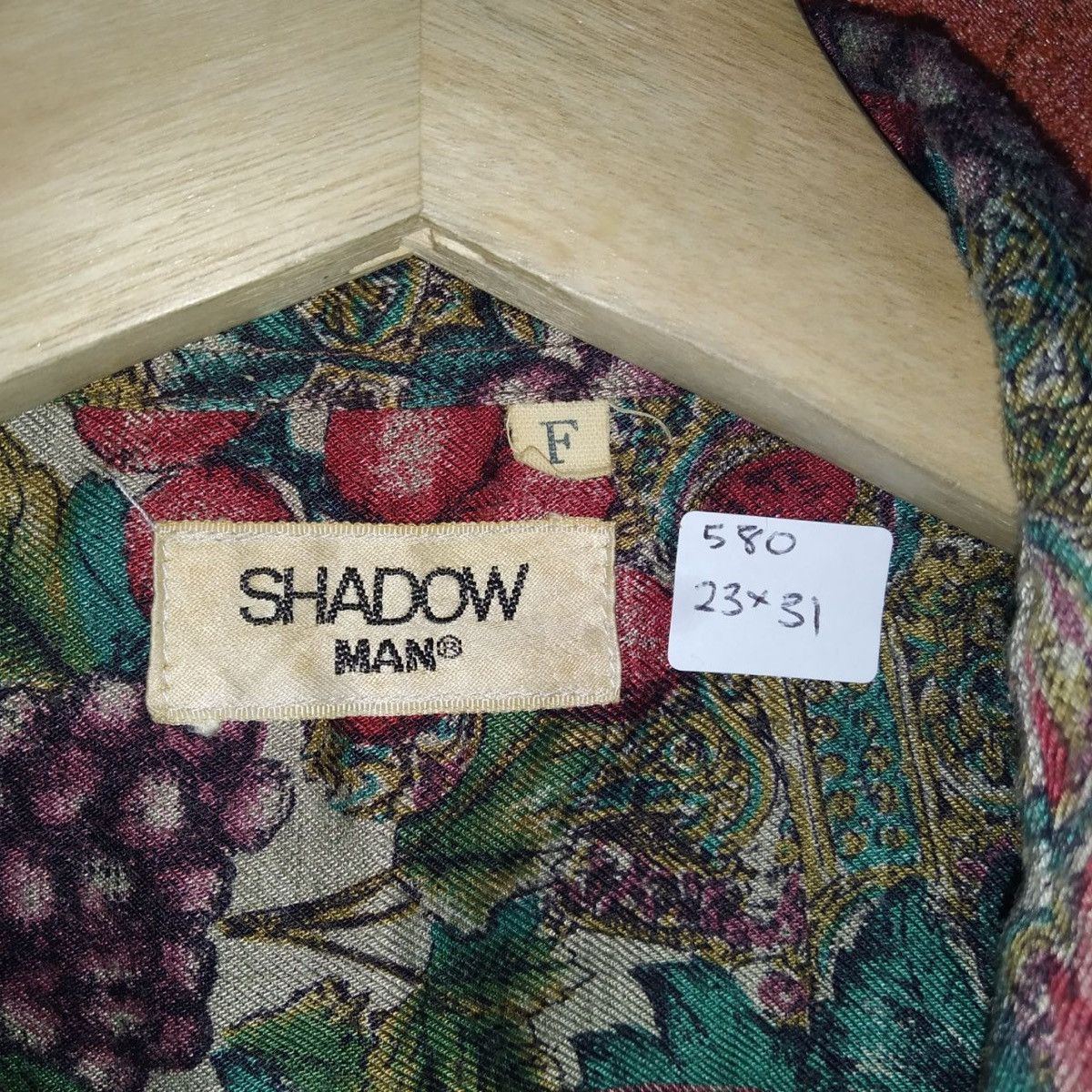 Flannel Rare!! Native Flower Cute Flannel Shadow Man Shirt Size US L / EU 52-54 / 3 - 4 Thumbnail