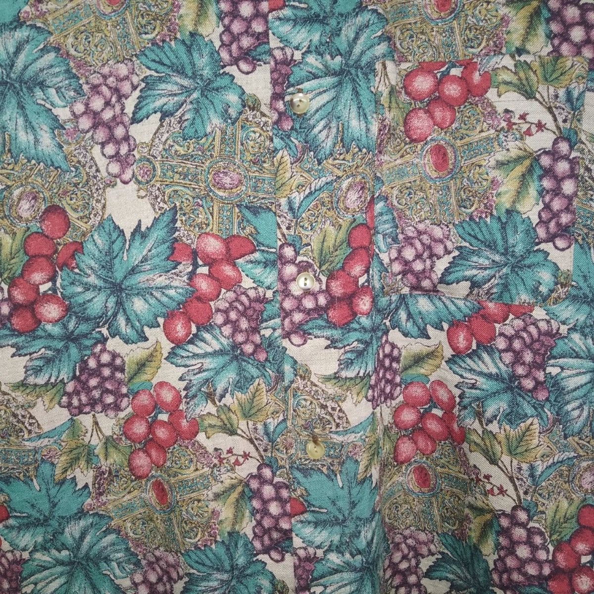 Flannel Rare!! Native Flower Cute Flannel Shadow Man Shirt Size US L / EU 52-54 / 3 - 3 Thumbnail