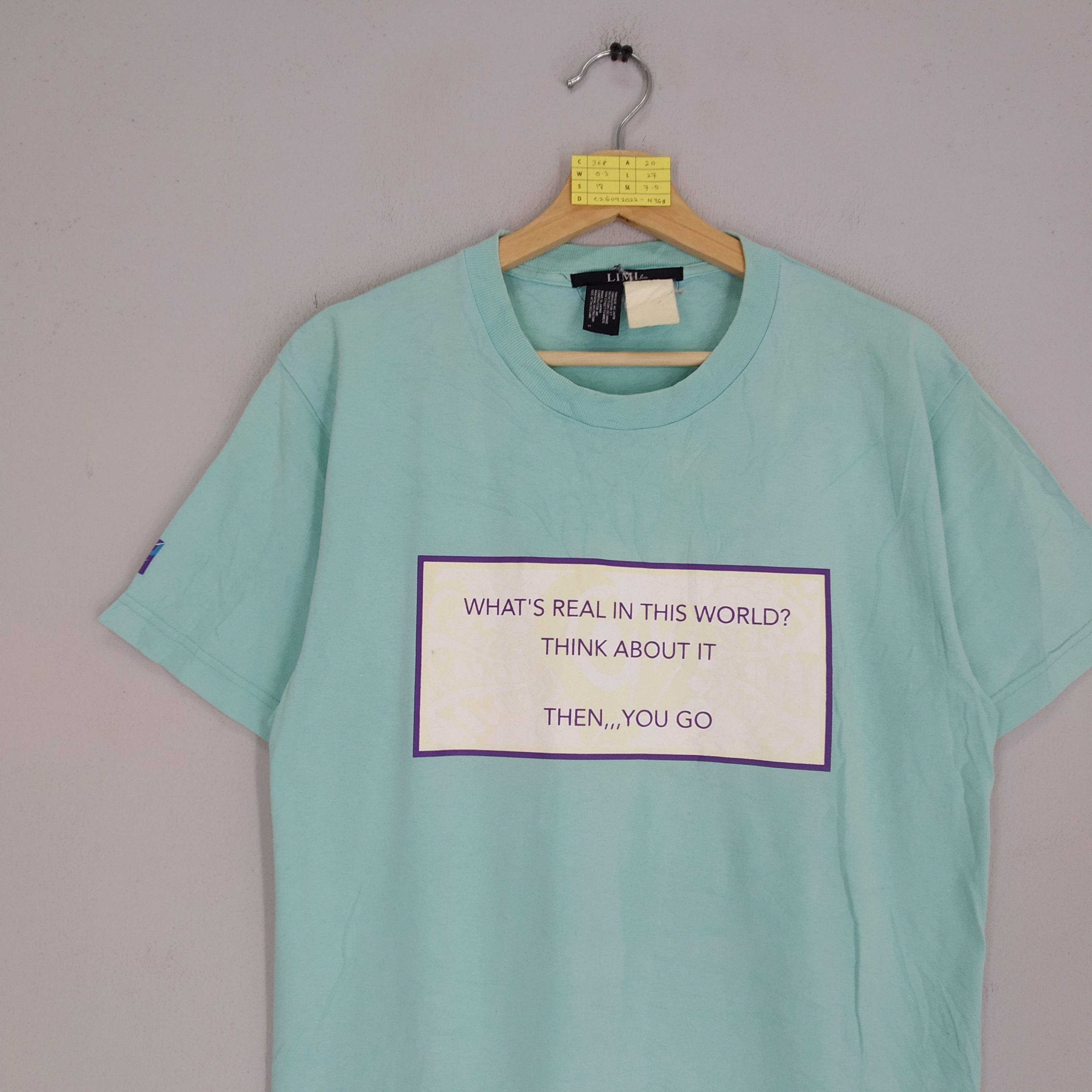 Japanese Brand Vintage Japan Brand Limi Feu Yohji Yamamoto Promo T-shirt Size US M / EU 48-50 / 2 - 3 Thumbnail