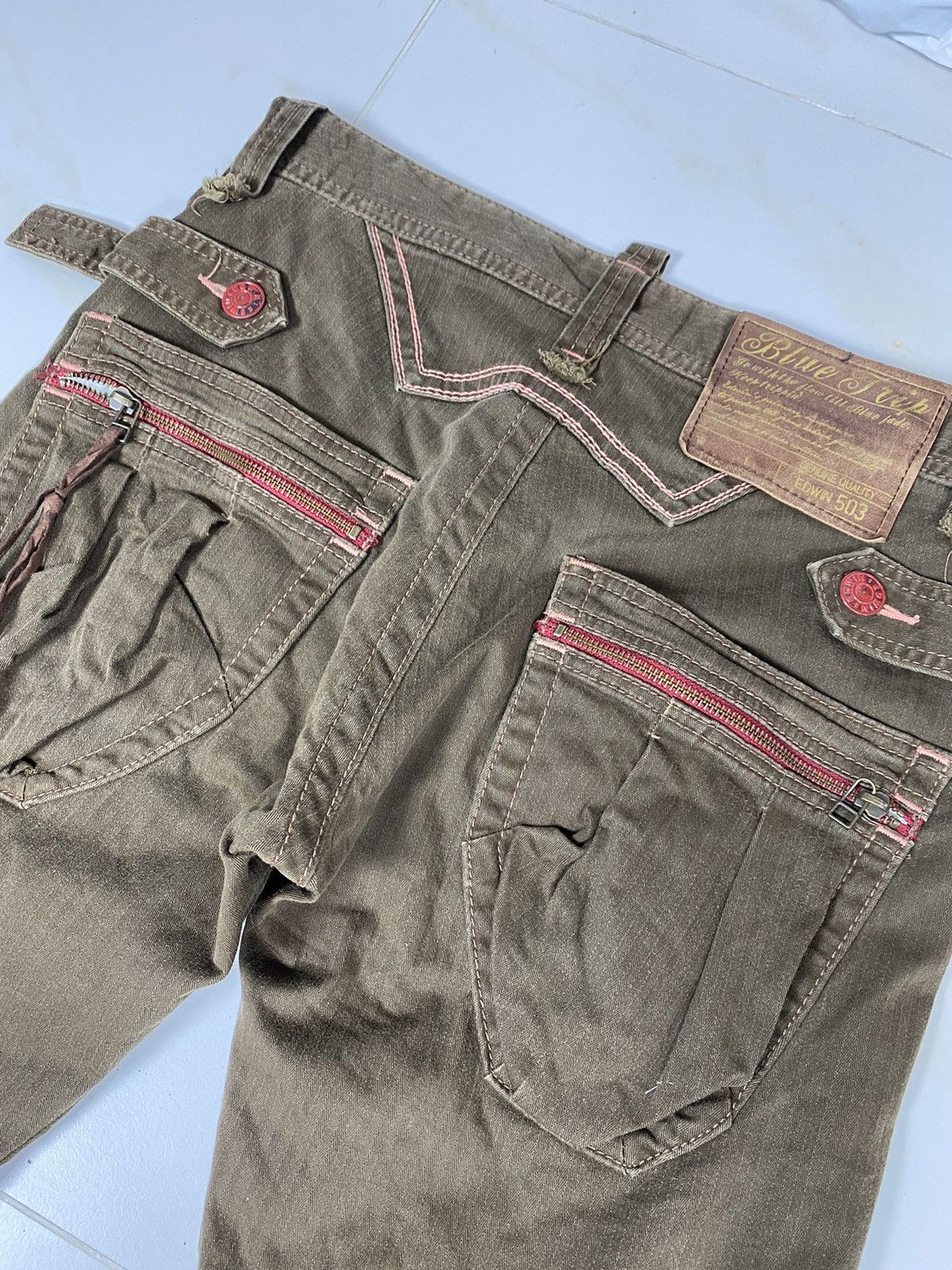 Edwin Edwin 503 Blue Trip Cargo. S090 Size US 32 / EU 48 - 11 Thumbnail