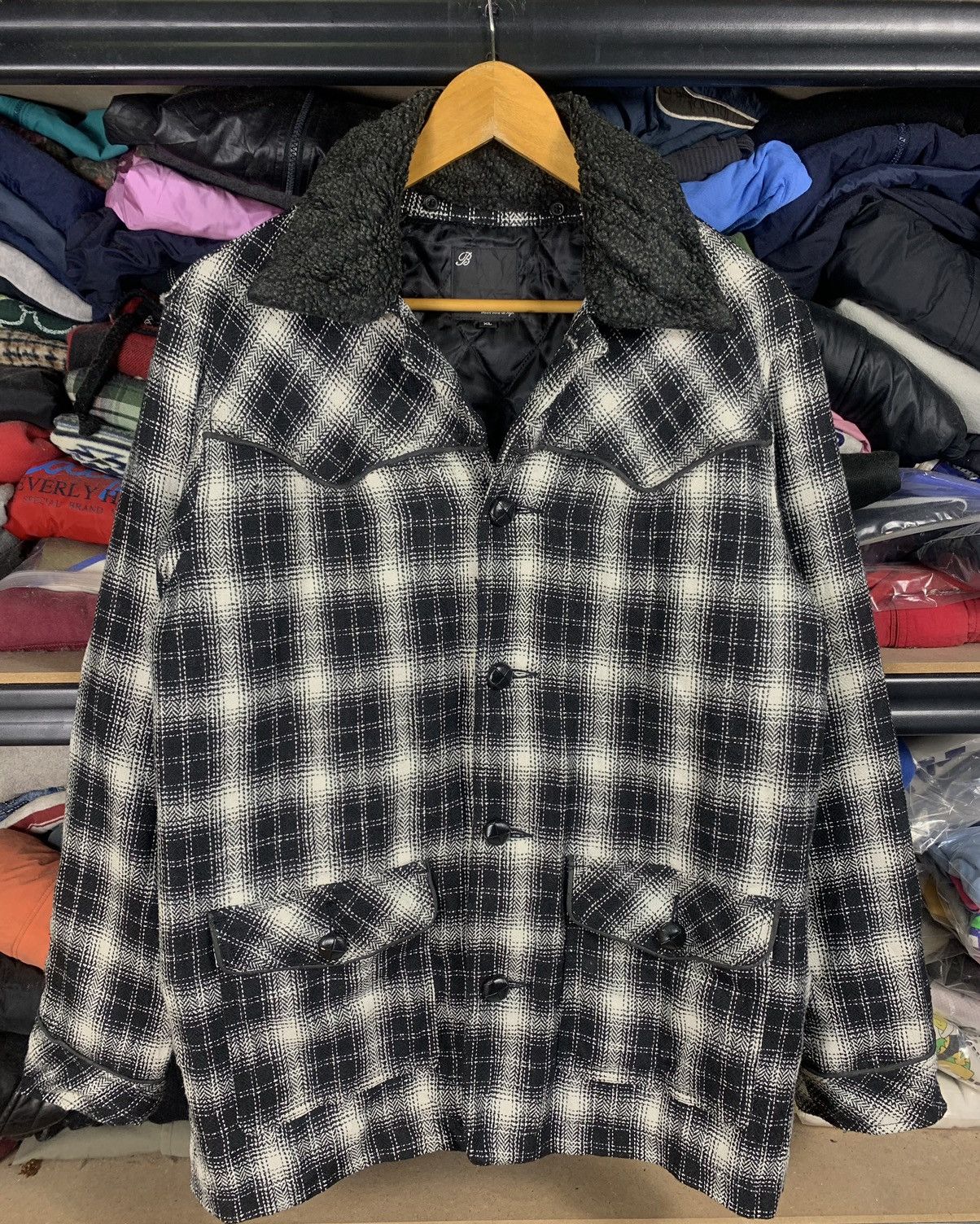 Japanese Brand Vintage Bicol Bird Design Mohair Jacket Size US XL / EU 56 / 4 - 1 Thumbnail
