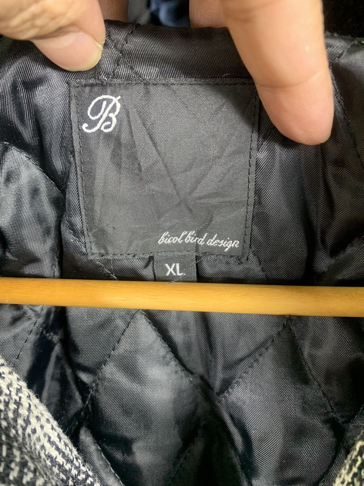 Japanese Brand Vintage Bicol Bird Design Mohair Jacket Size US XL / EU 56 / 4 - 4 Thumbnail