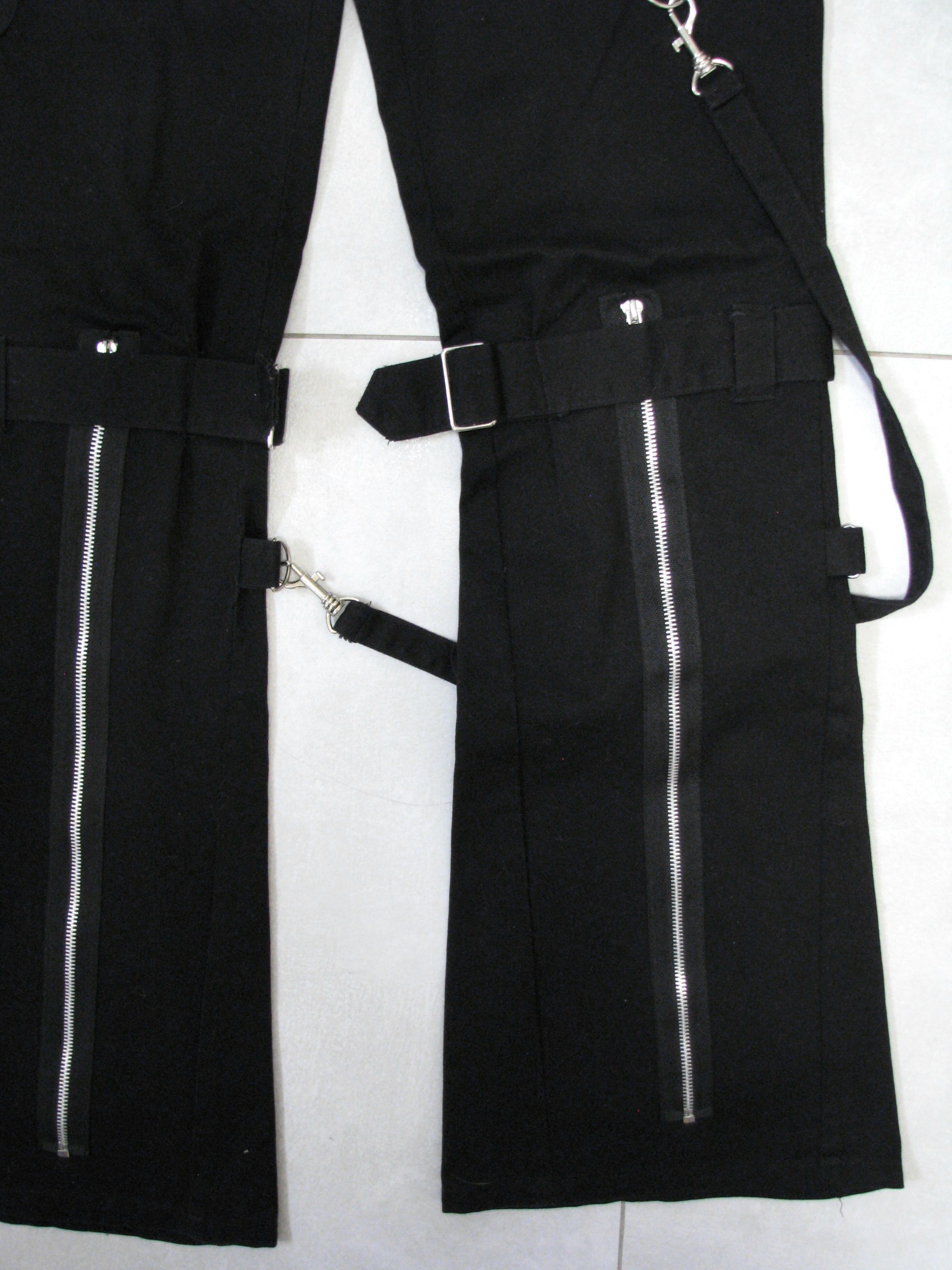 パンツ 00s archive bondage flare cargo pants Japanese Brand × Mercy × Tripp NYC VTG Mercy Goth Metal Punk