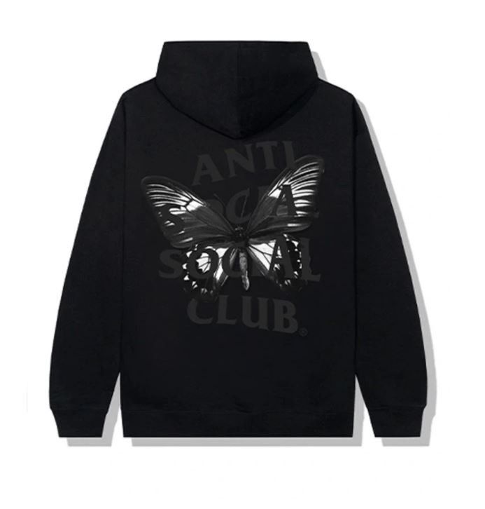 DS Anti social social club Hidden Sky Black hoodie ASSC DS