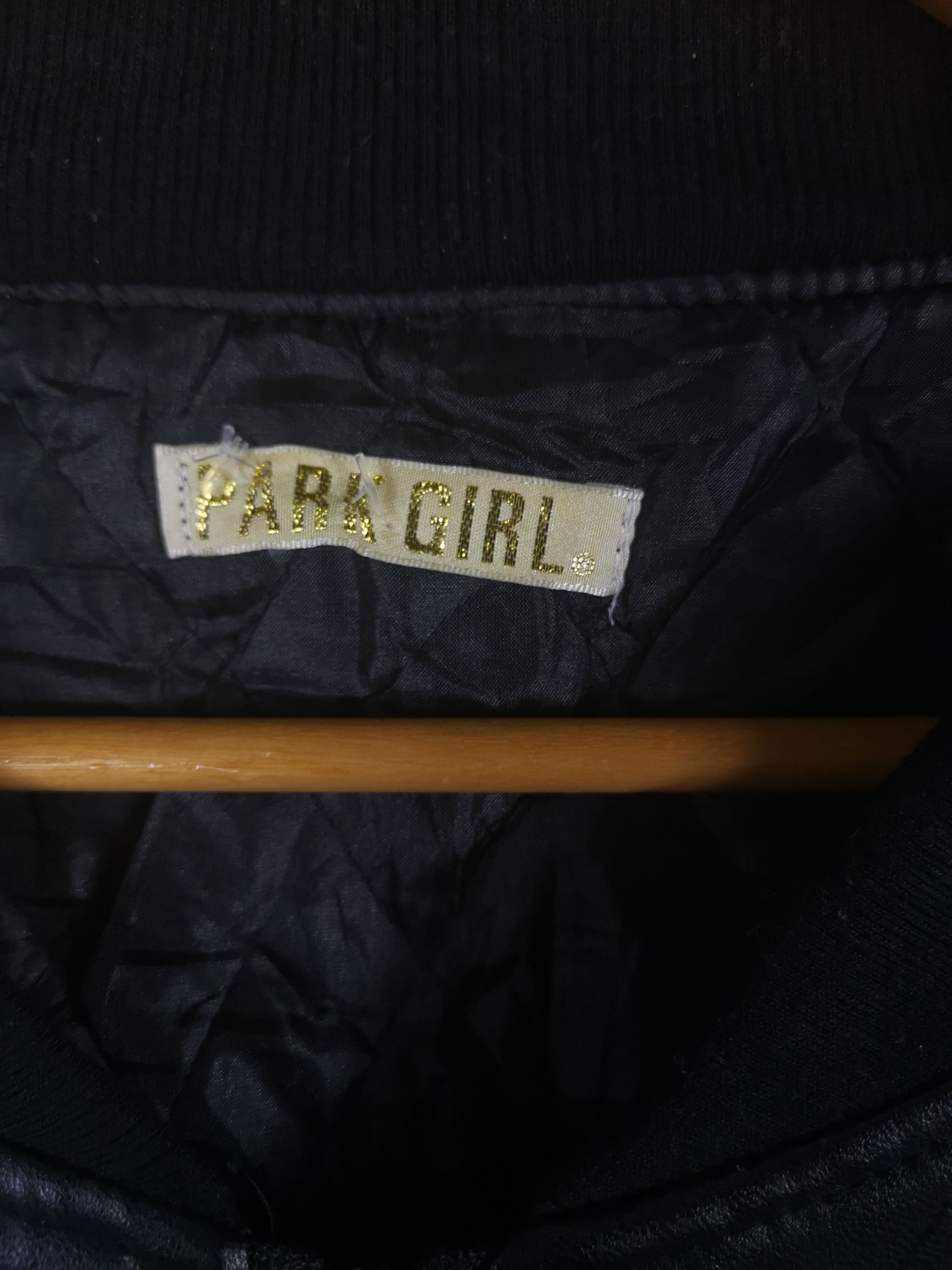 Japanese Brand Vintage Japanese Brand Park Girl Pu Leather Bomber Jacket Size US M / EU 48-50 / 2 - 6 Thumbnail