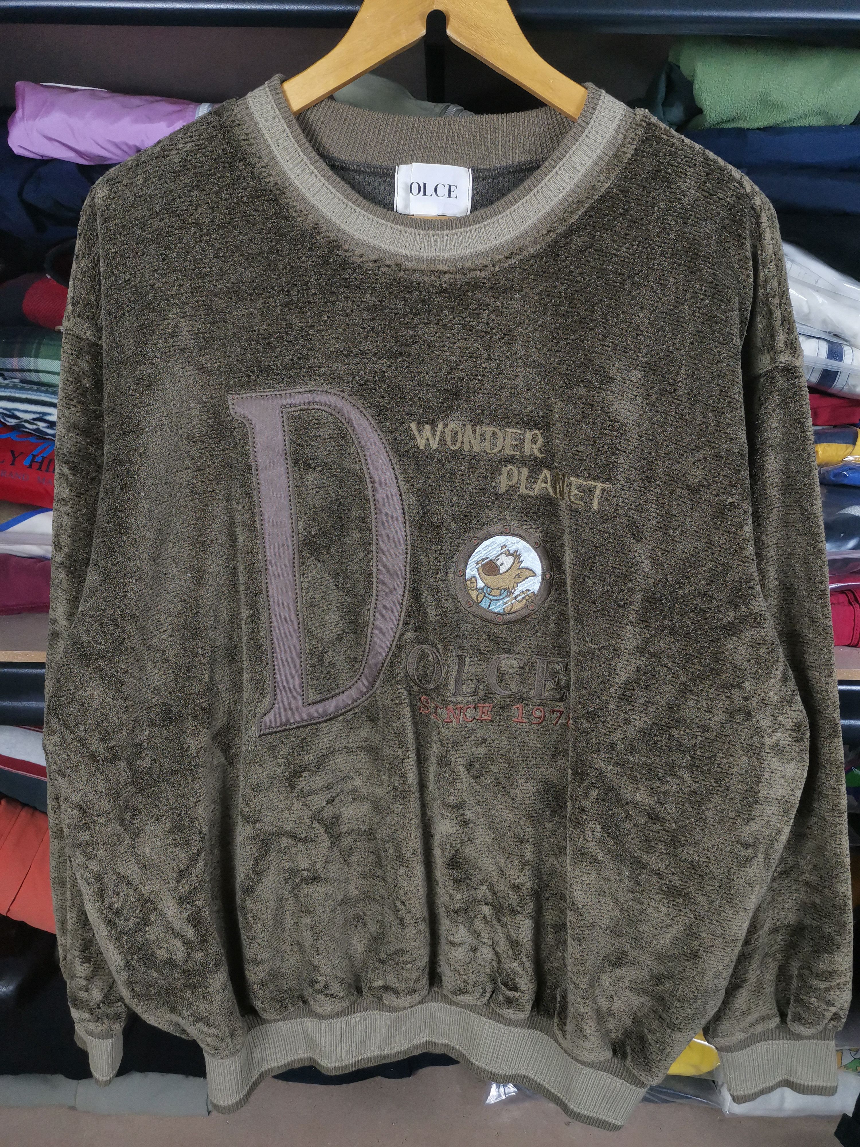 Japanese Brand Vintage 90s Dolce Wonder Planet Crewneck Sweatshirt Size US XL / EU 56 / 4 - 1 Thumbnail