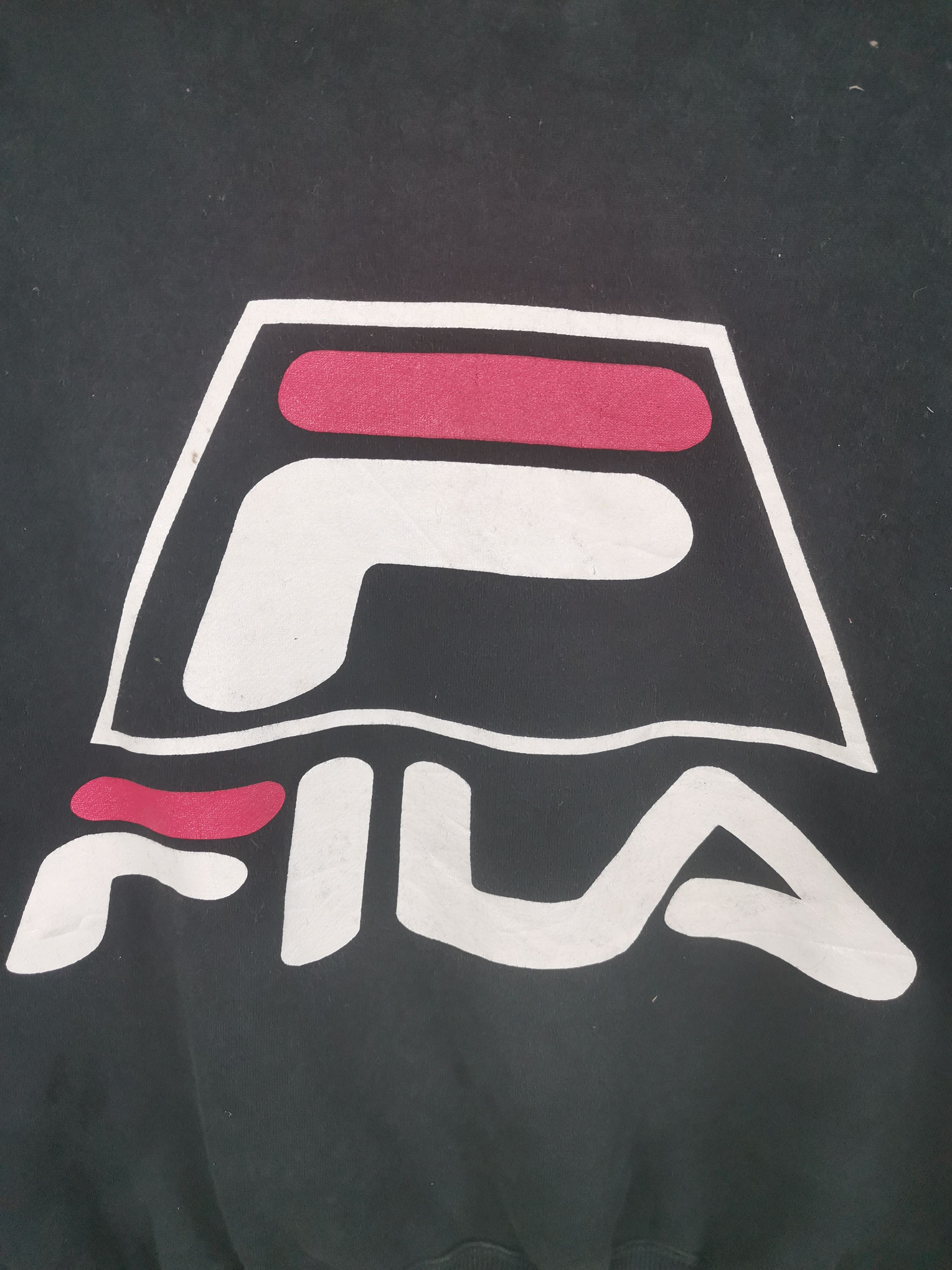 Fila Trashed Vintage Fila Big Logo Sweatshirt Size US M / EU 48-50 / 2 - 2 Thumbnail