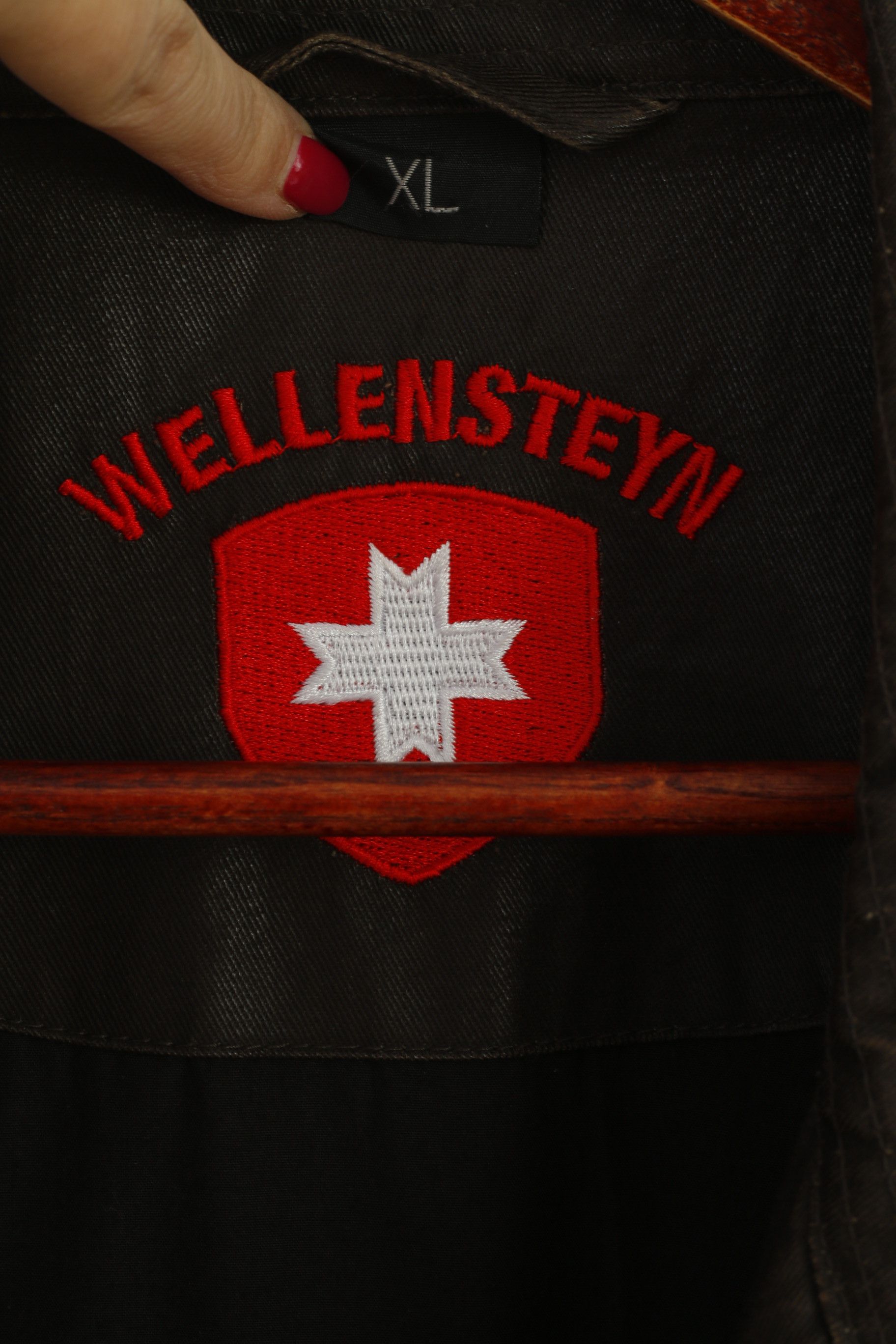 Vintage Wellensteyn Montgomery Men XL Jacket Brown Military 0481 Size US XL / EU 56 / 4 - 6 Thumbnail
