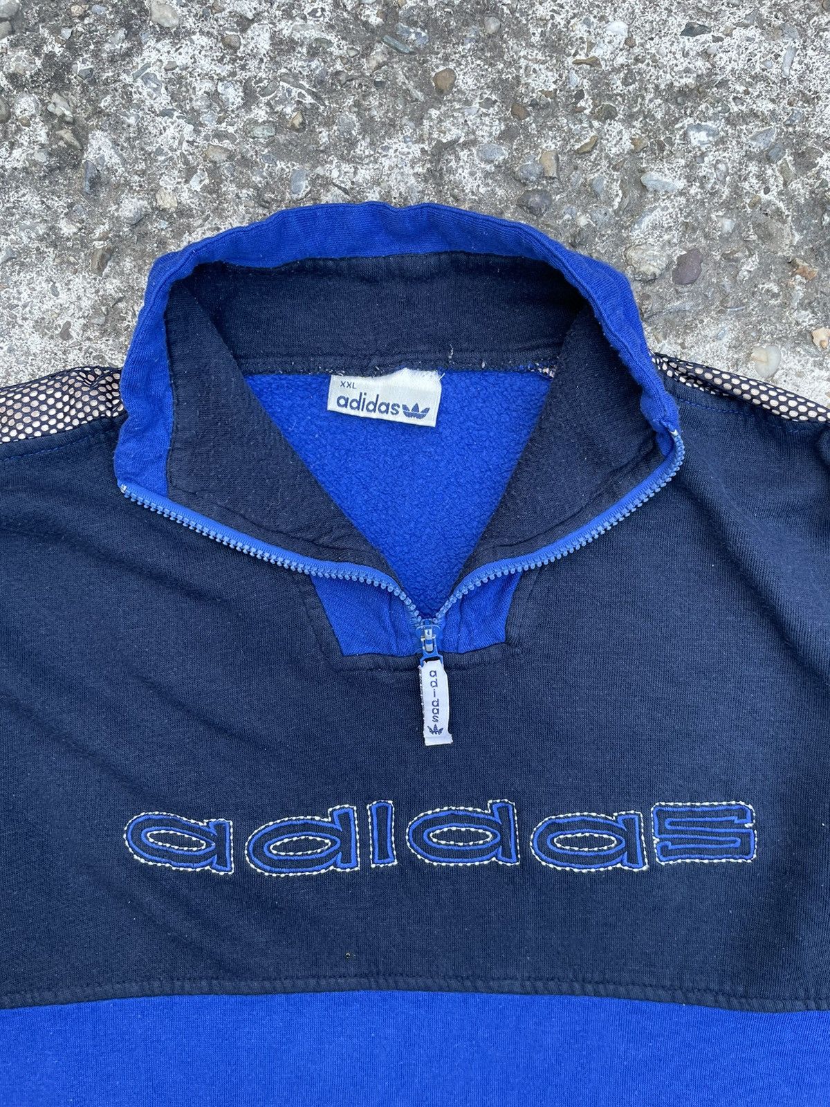 Adidas × Vintage Adidas vintage 1/4 zip sweatshirt archive Size US XXL / EU 58 / 5 - 5 Thumbnail