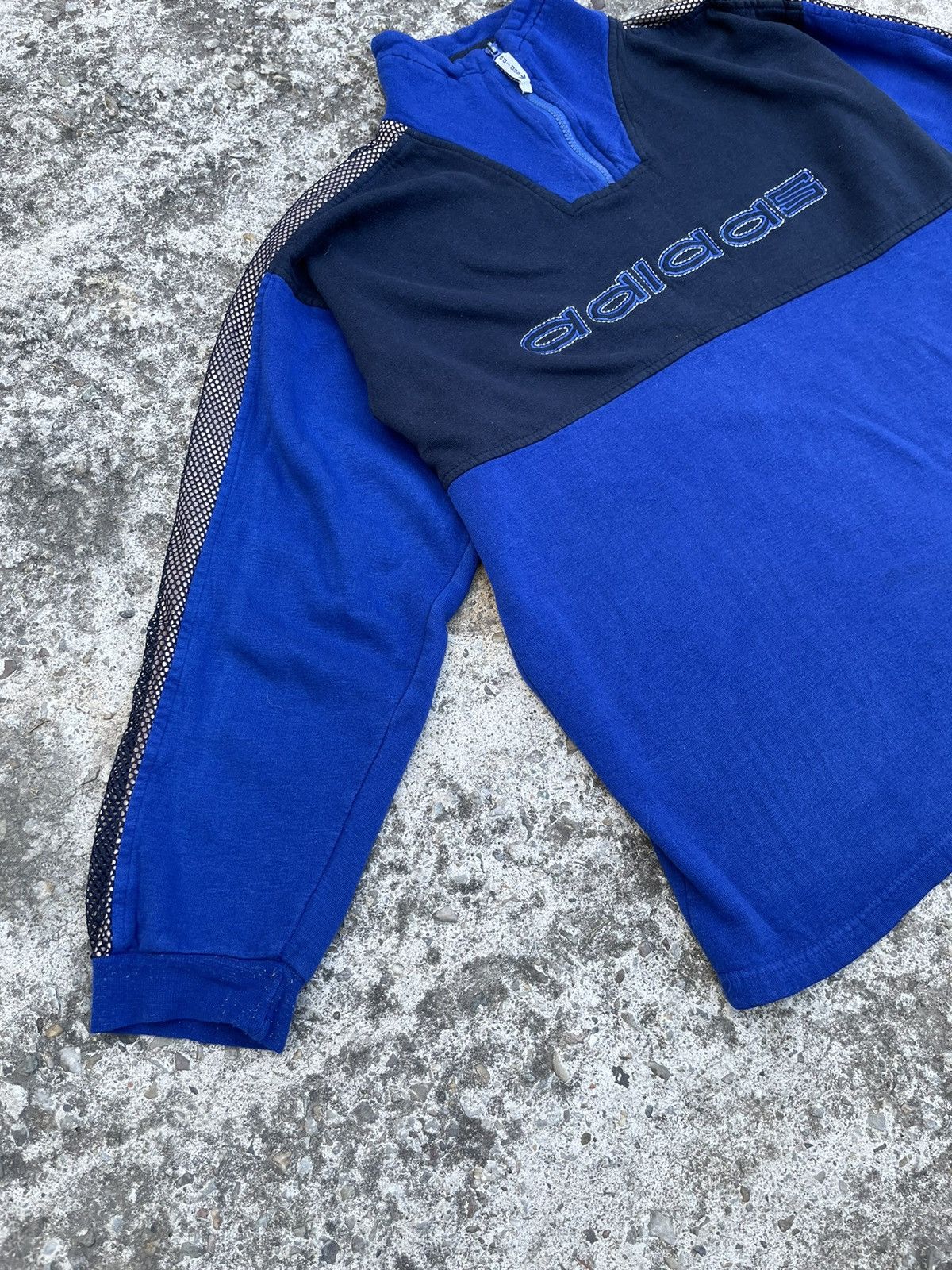 Adidas × Vintage Adidas vintage 1/4 zip sweatshirt archive Size US XXL / EU 58 / 5 - 3 Thumbnail