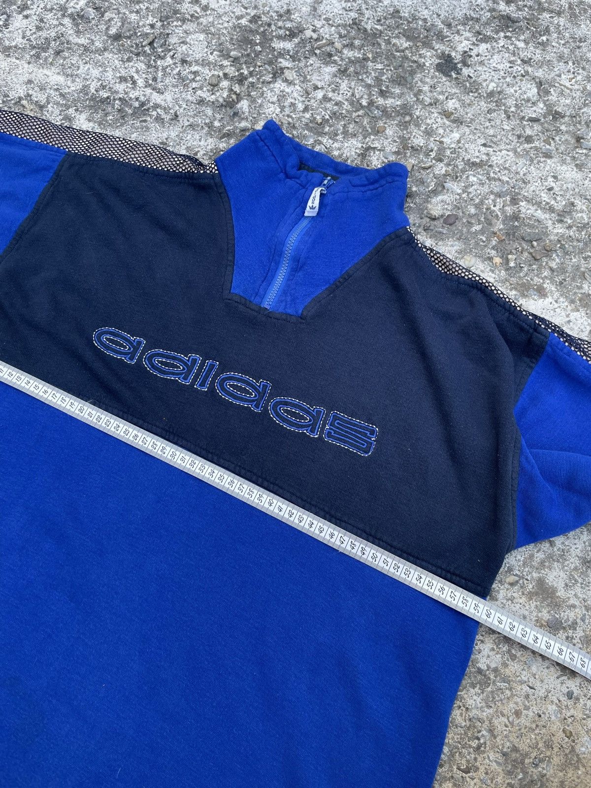 Adidas × Vintage Adidas vintage 1/4 zip sweatshirt archive Size US XXL / EU 58 / 5 - 8 Thumbnail