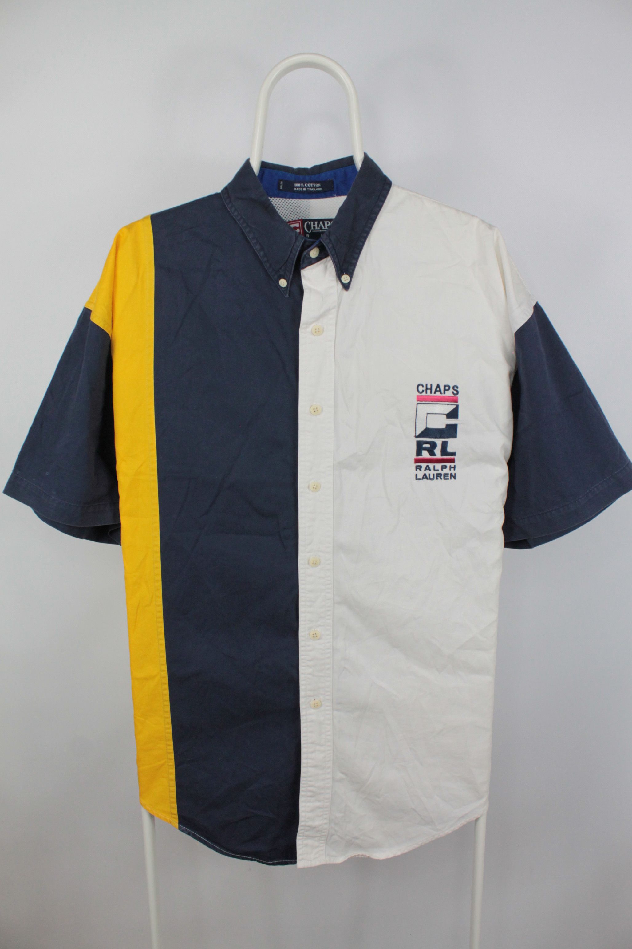 Chaps Ralph Lauren × Ralph Lauren × Vintage Vintage Chaps Ralph Lauren Short Sleeves Shirt Size US L / EU 52-54 / 3 - 1 Thumbnail