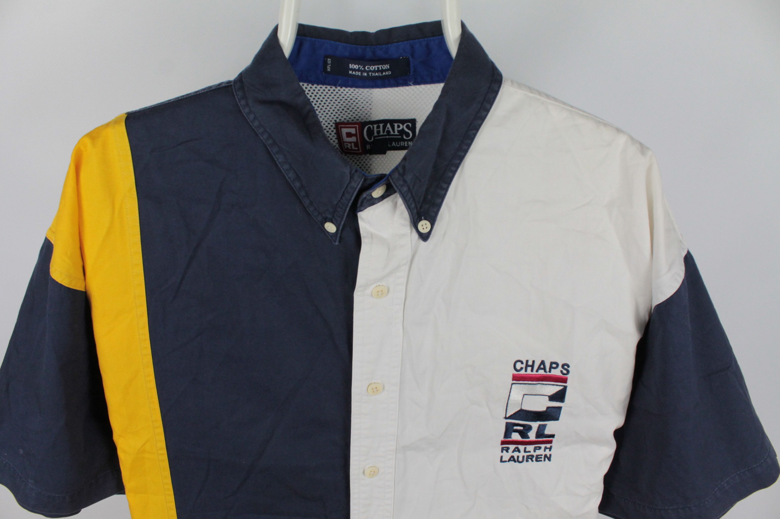Chaps Ralph Lauren × Ralph Lauren × Vintage Vintage Chaps Ralph Lauren Short Sleeves Shirt Size US L / EU 52-54 / 3 - 2 Thumbnail