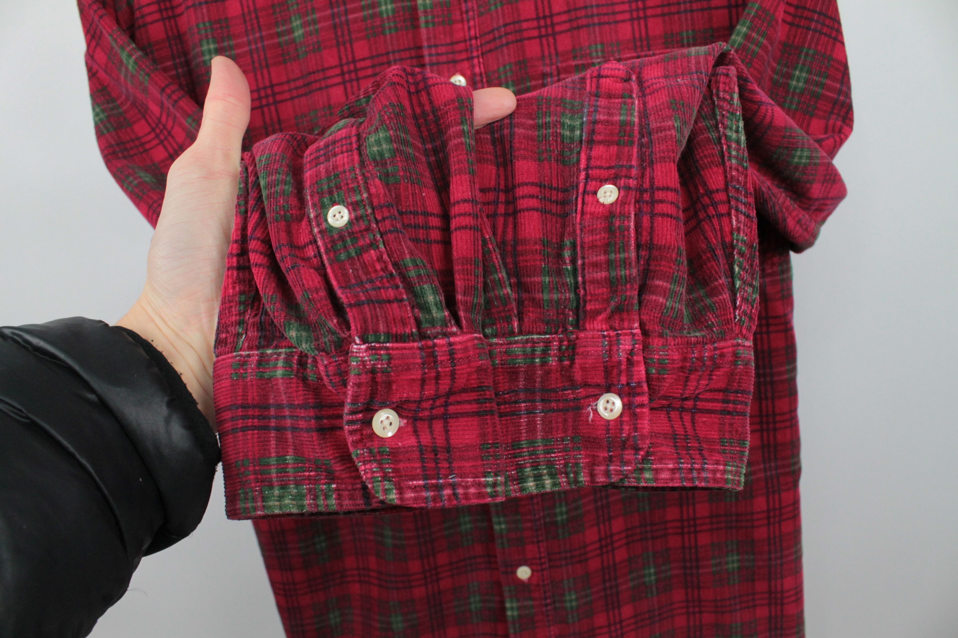 Timberland × Vintage Vintage Timberland Weathergear Corduroy Chekered Shirt Size US XL / EU 56 / 4 - 5 Thumbnail