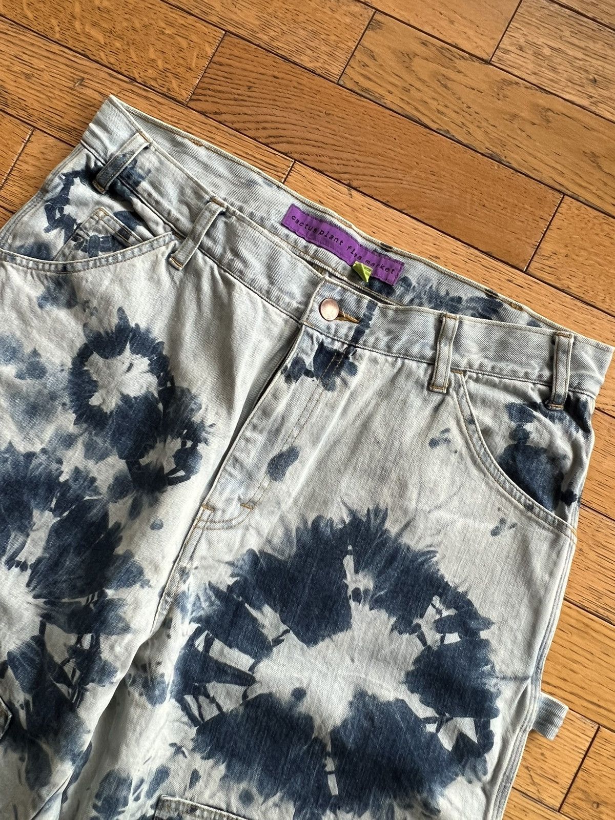 Cactus Plant Flea Market × Human Made Rare tie dye jean denim cactus plant flea market cpfm Size US 34 / EU 50 - 11 Thumbnail