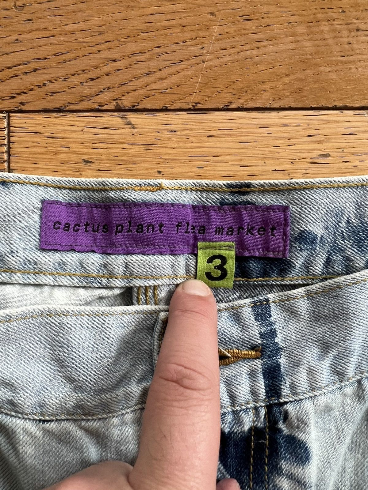 Cactus Plant Flea Market × Human Made Rare tie dye jean denim cactus plant flea market cpfm Size US 34 / EU 50 - 8 Thumbnail